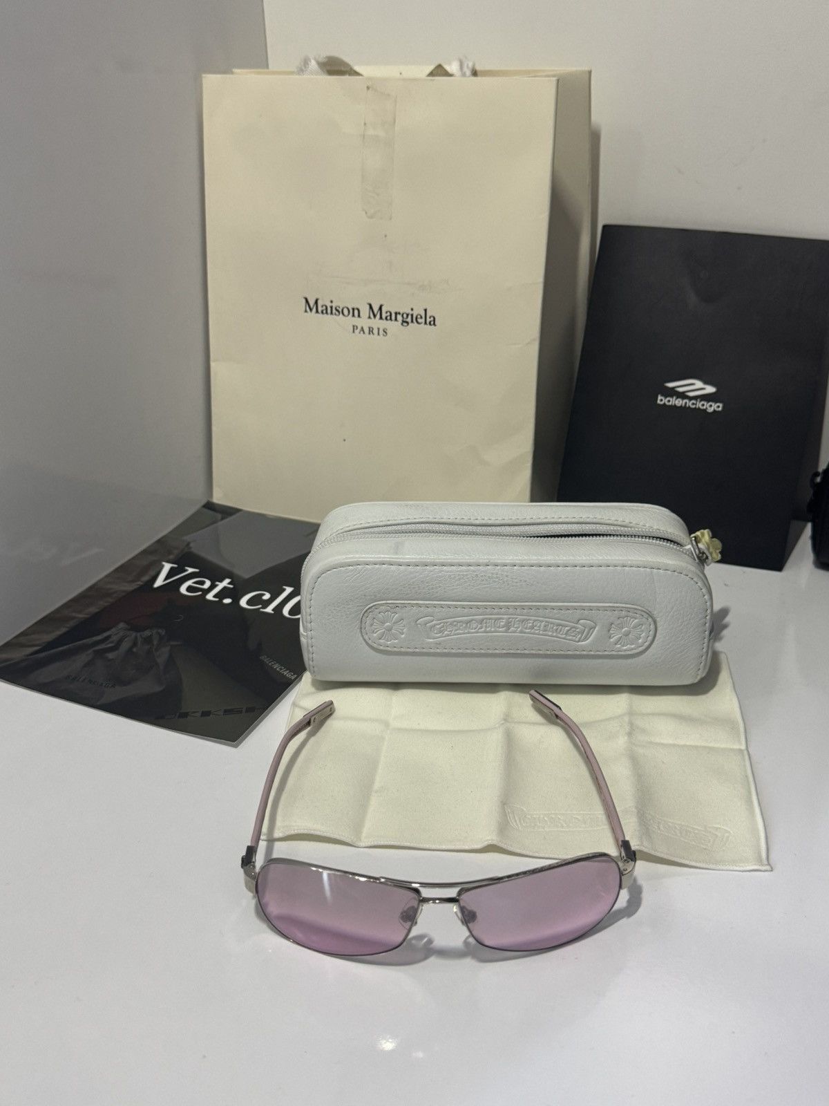 Chrome Hearts ✅Chrome hearts pink glasses Size ONE SIZE - 3 Thumbnail