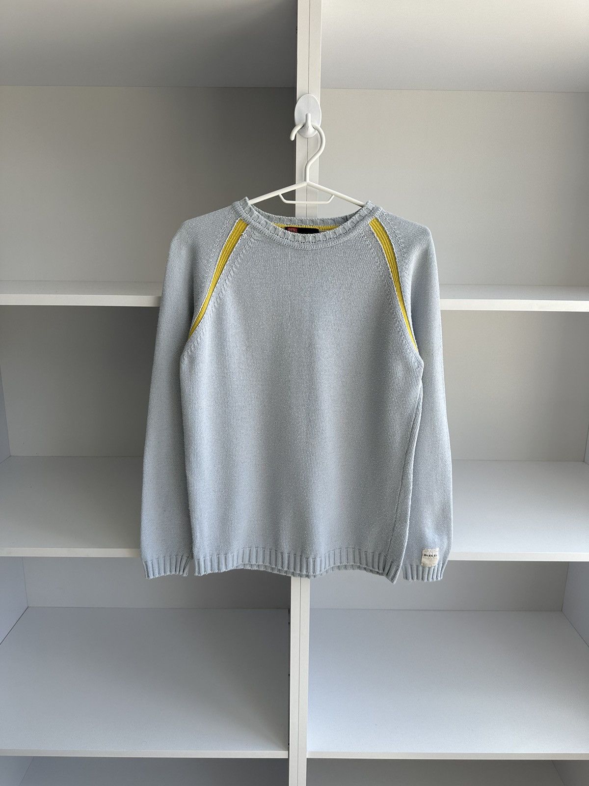 Diesel × Vintage Vintage Diesel Blue Woman Knitted Sweater Size S / US 4 / IT 40 - 2 Thumbnail