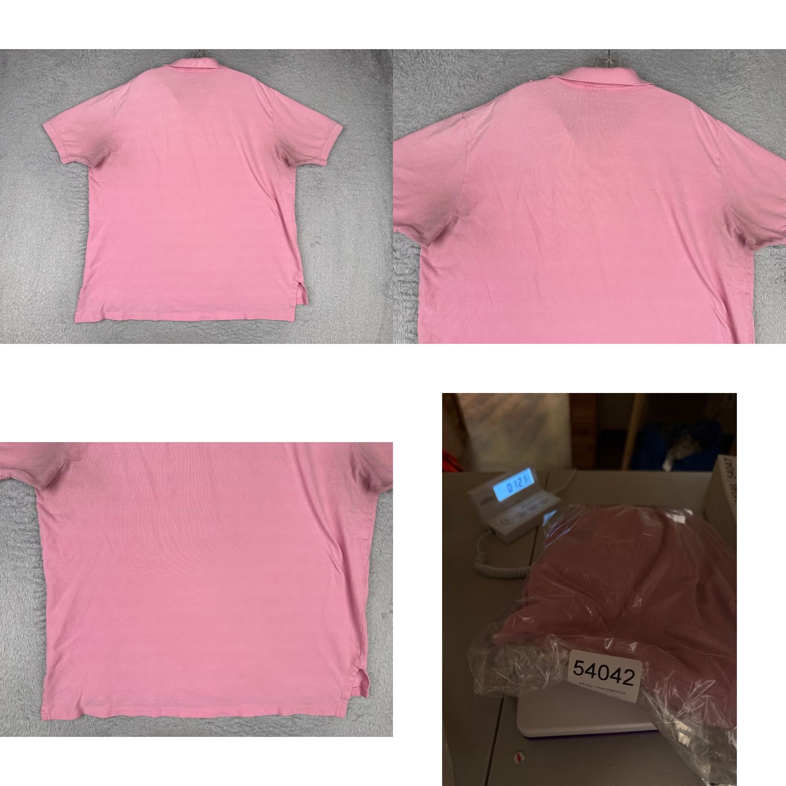 Ralph Lauren VINTAGE Ralph Lauren Polo Shirt Men 2XL Pink 100% Cotton Short Sleeve Polo Shirt Mens Regular 2XL Pink Cotton Size US XXL / EU 58 / 5 - 9 Thumbnail