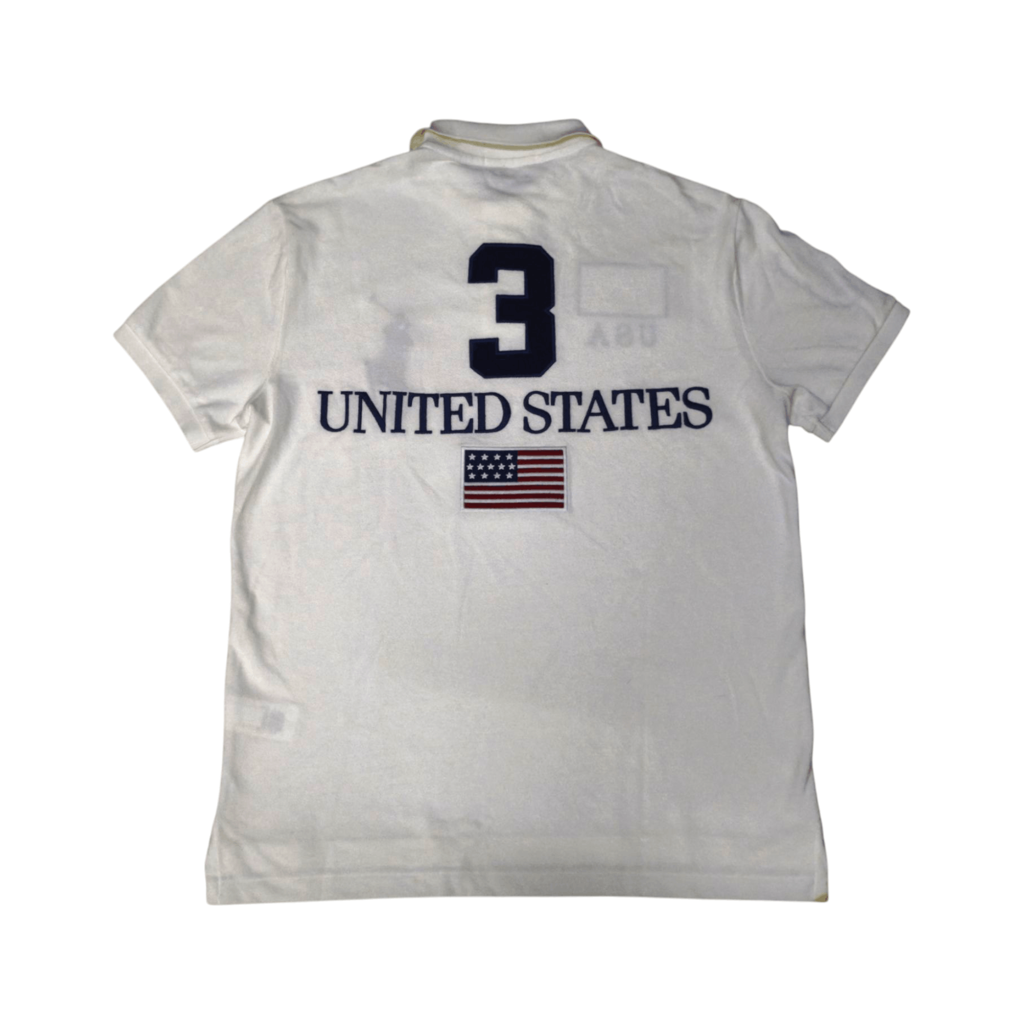 Polo Ralph Lauren Polo Ralph Lauren USA Flag Big Pony Chief Keef Polo Shirt Size US M / EU 48-50 / 2 - 2 Thumbnail
