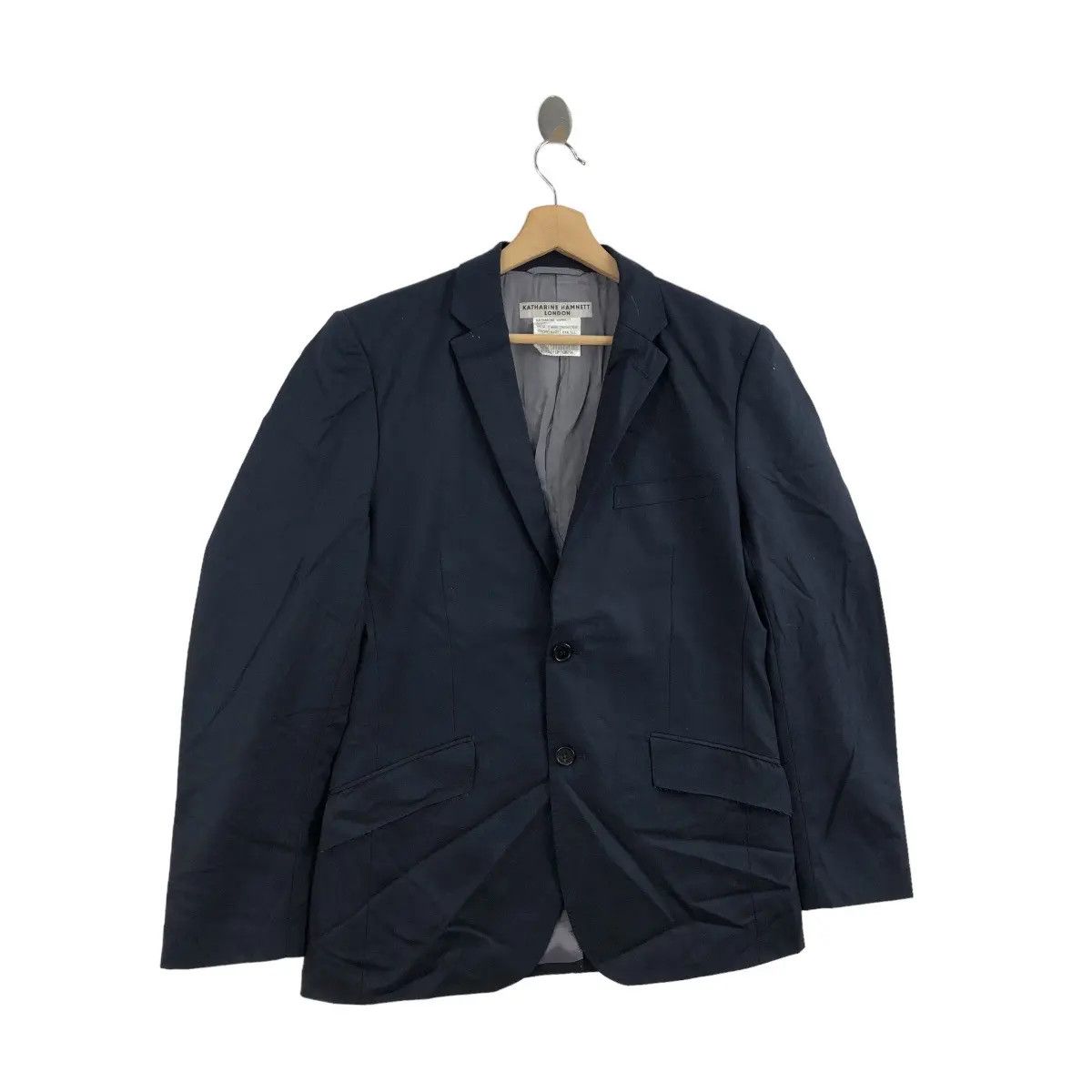 Katharine Hamnett London Vtg KATHARINE HAMNETT LONDON 2 Button Blazer Sport Coat Suit Size S / US 4 / IT 40 - 3 Thumbnail