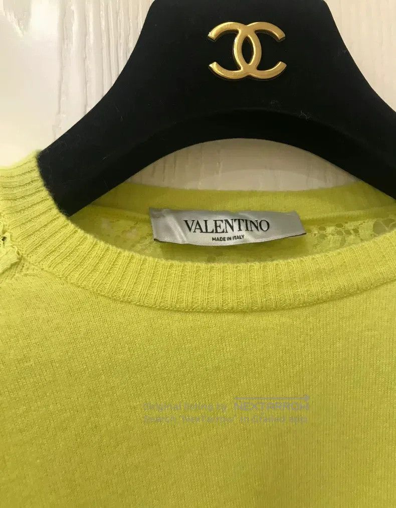 Valentino Valentino Cashmere lace top Size M / US 6-8 / IT 42-44 - 2 Thumbnail