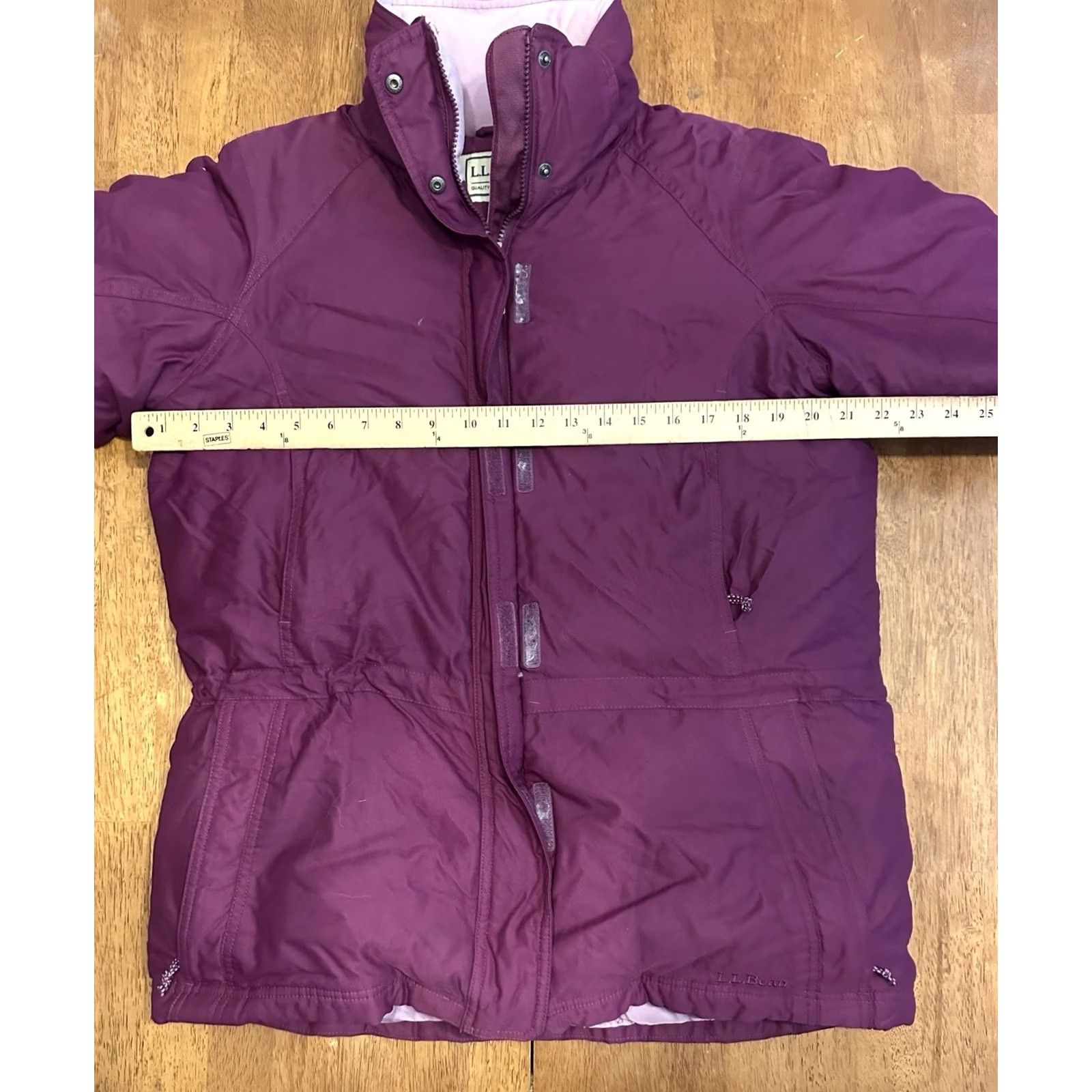 Vintage VINTAGE LL Bean Women’s Coat Parka Long Hooded Down Gore Tex Pink Medium 0BCS2 90s Womens Size M / US 6-8 / IT 42-44 - 7 Thumbnail