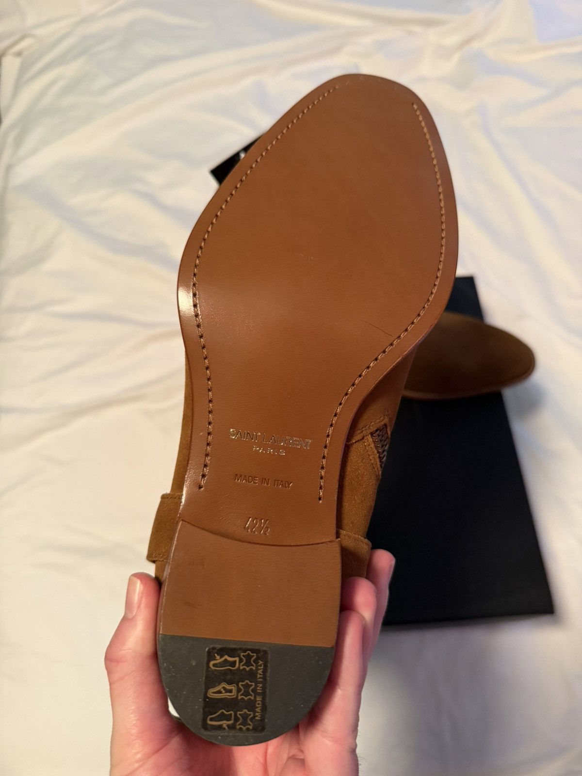 Saint Laurent Paris BNWT FW13 Ochre Harness Boot Size US 9.5 / EU 42-43 - 6 Thumbnail
