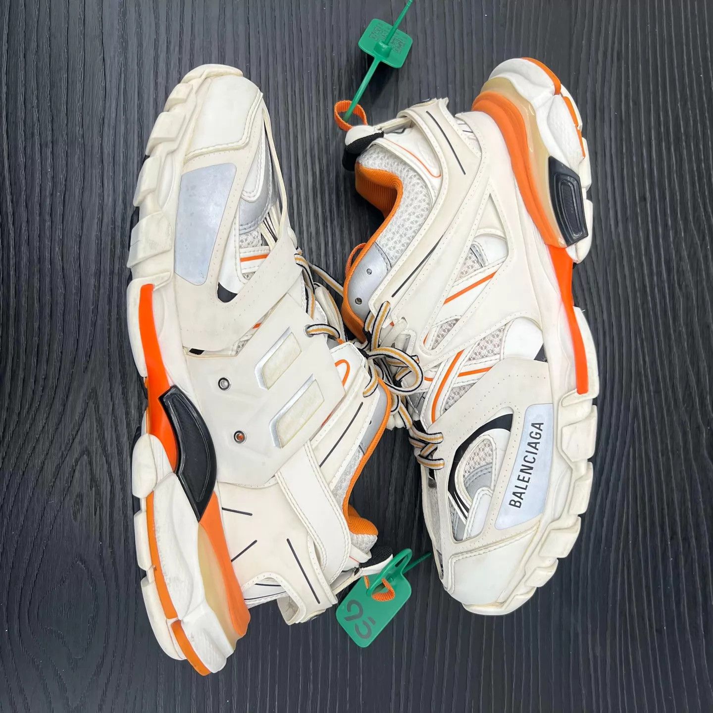 Balenciaga Balenciaga Track White Orange 43 New Size US 10 / EU 43 - 2 Thumbnail