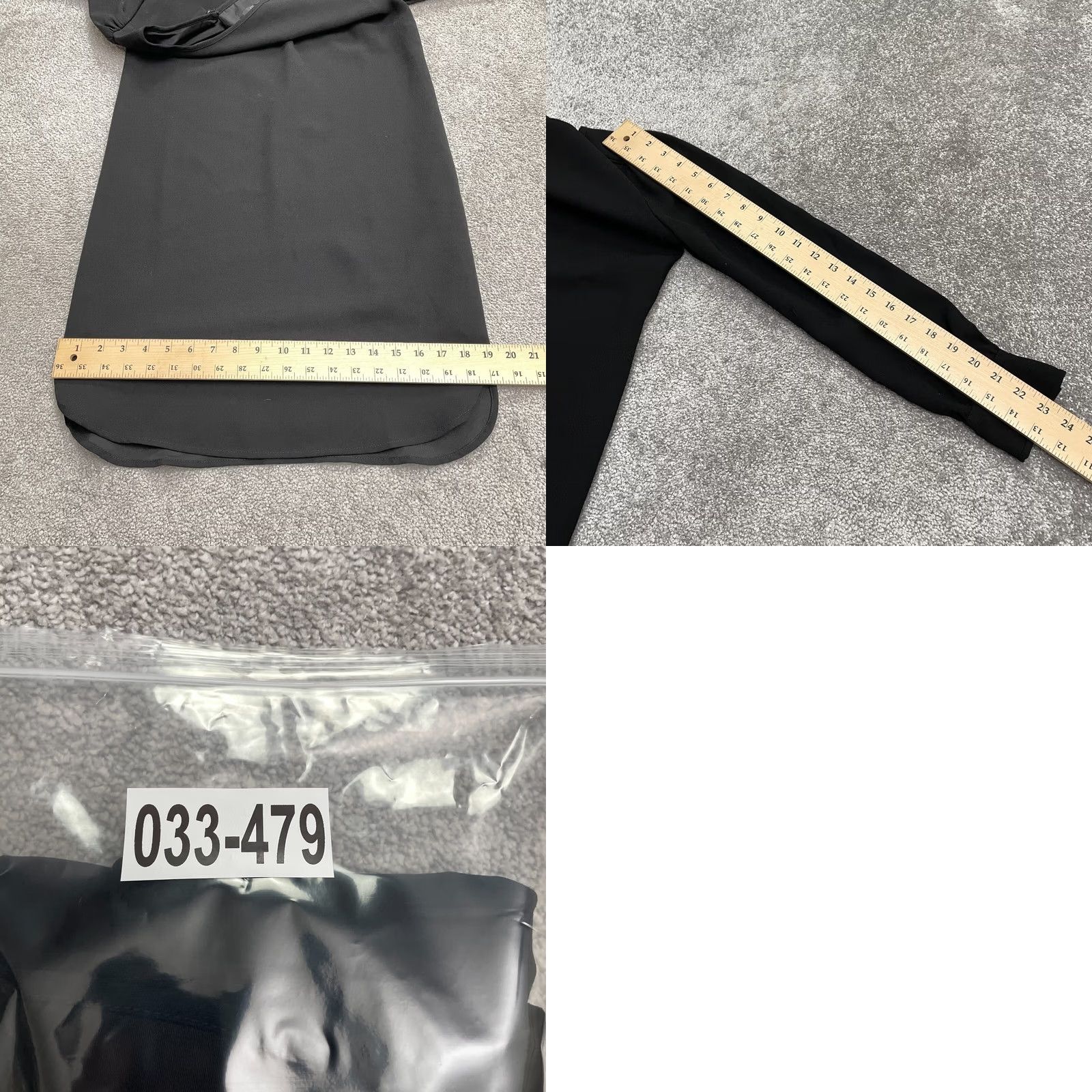 J.Crew J.Crew Midi Shift Dress Womens 00 Black Long Sleeve Classic Everyday Crepe Size XXS / US 00 / IT 34 - 9 Thumbnail