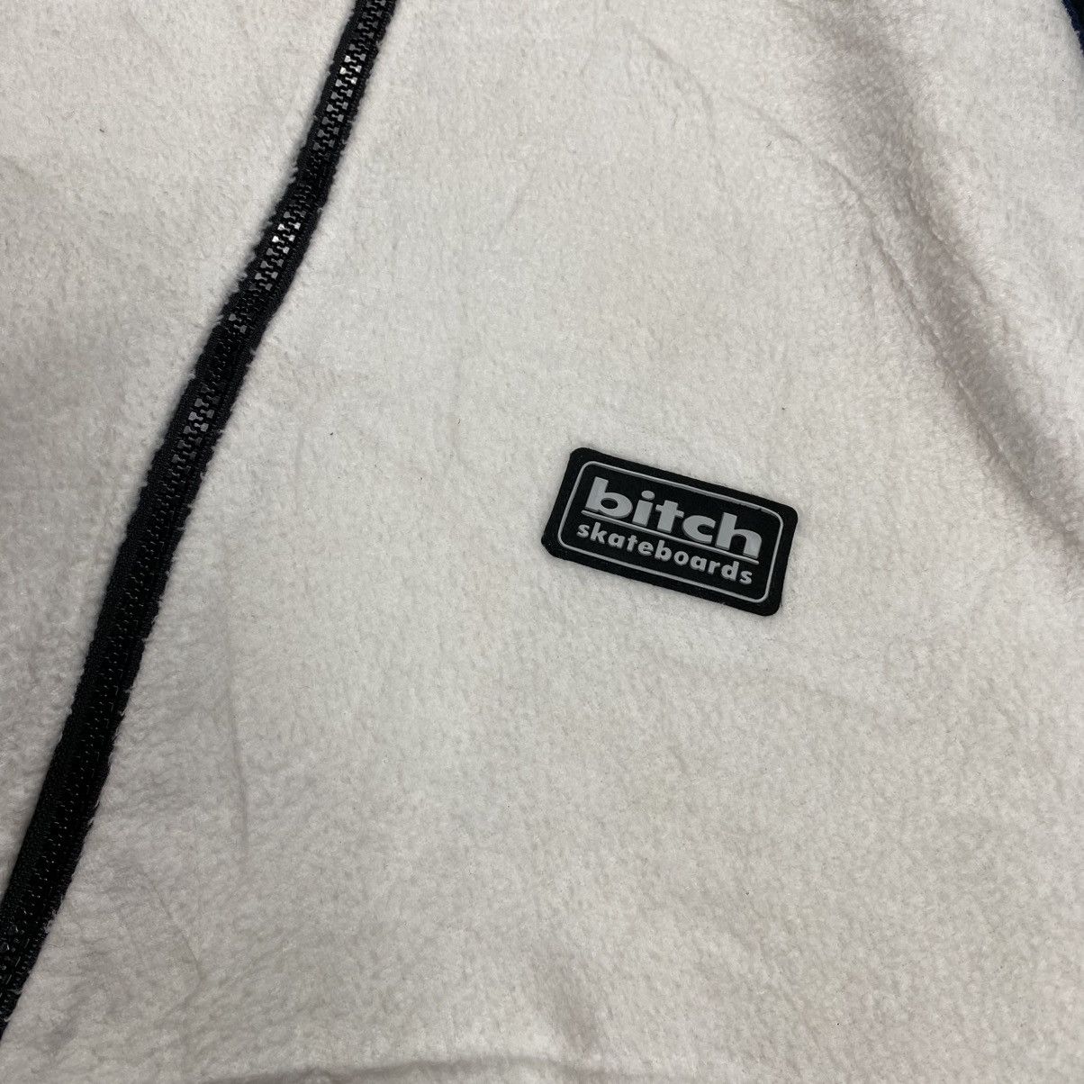 Vintage Vintage 90s Bitch Skateboards Logo Rubber Patch Polar Jacket Size US L / EU 52-54 / 3 - 5 Thumbnail