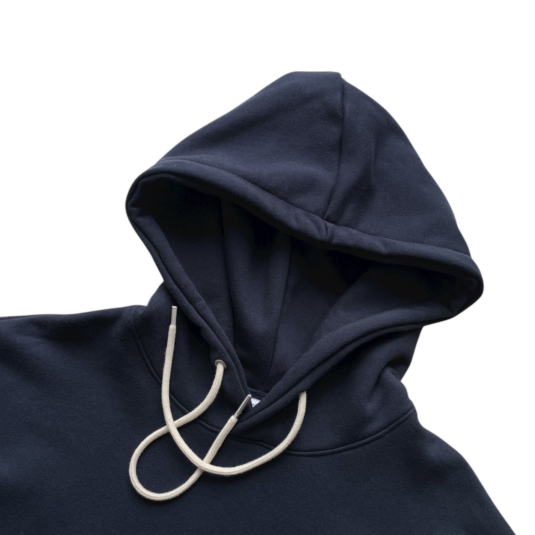 Japanese Brand Oversized blank hoodie cropped with dropped shoulders Size US XL / EU 56 / 4 - 3 Thumbnail