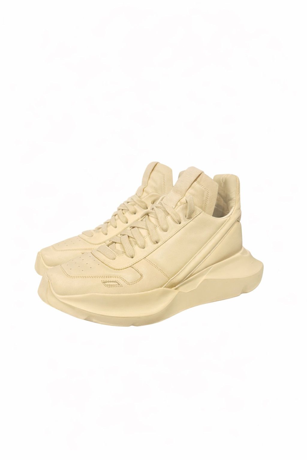 Rick Owens Rick Owens Geth Runners 40 EU milk/milk Size US 7 / EU 40 - 3 Thumbnail