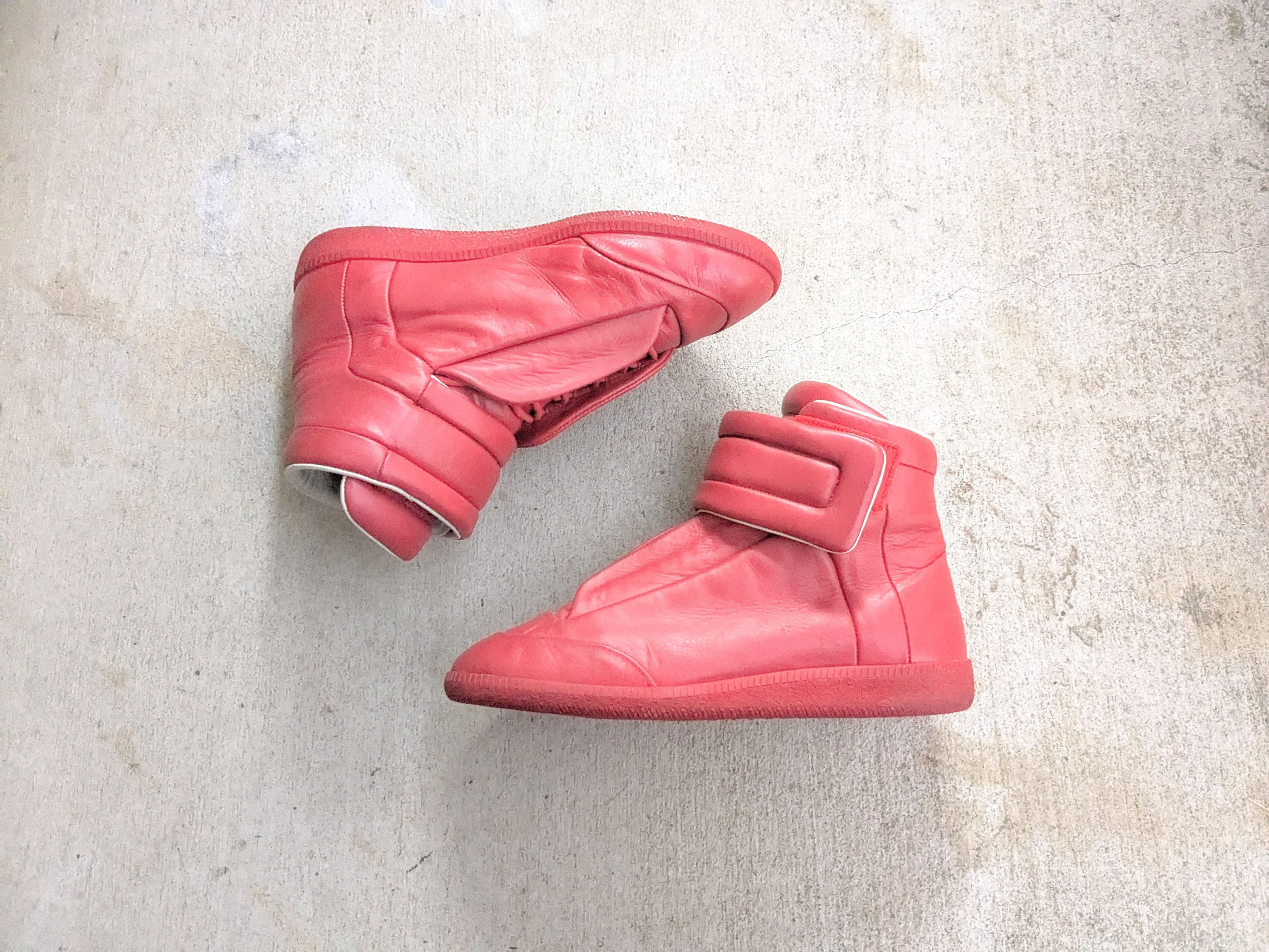 Maison Margiela Future Red 8 41 Leather High Tops