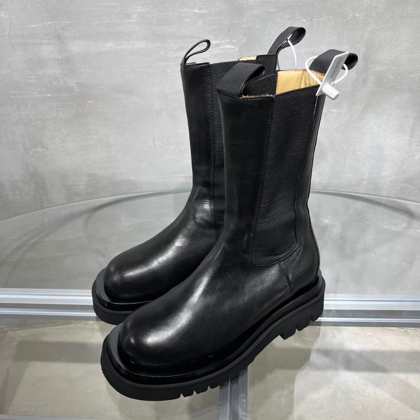 Bottega Veneta BV Black Mid-Calf Boots 36.5 Size US 6 / IT 36 - 2 Thumbnail