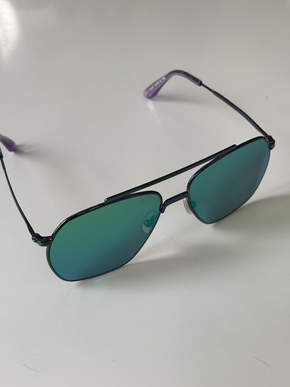 Acne Studios Acne Studios Sunglasses in Green Multicolor Size ONE SIZE - 10 Thumbnail