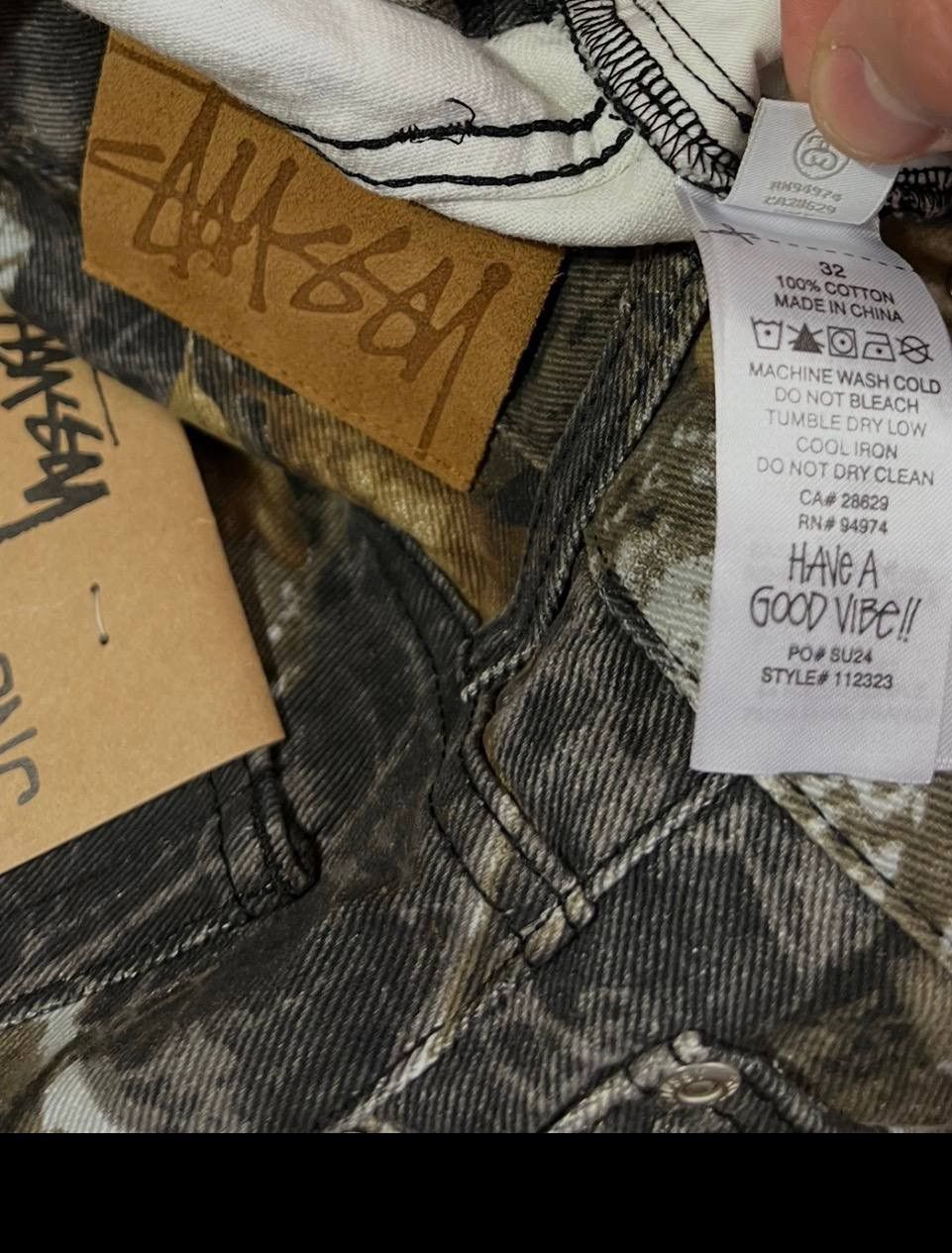 Stussy Stüssy Baggy Camo Big Ol’ Denim Shorts 32 Size US 32 / EU 48 - 3 Thumbnail