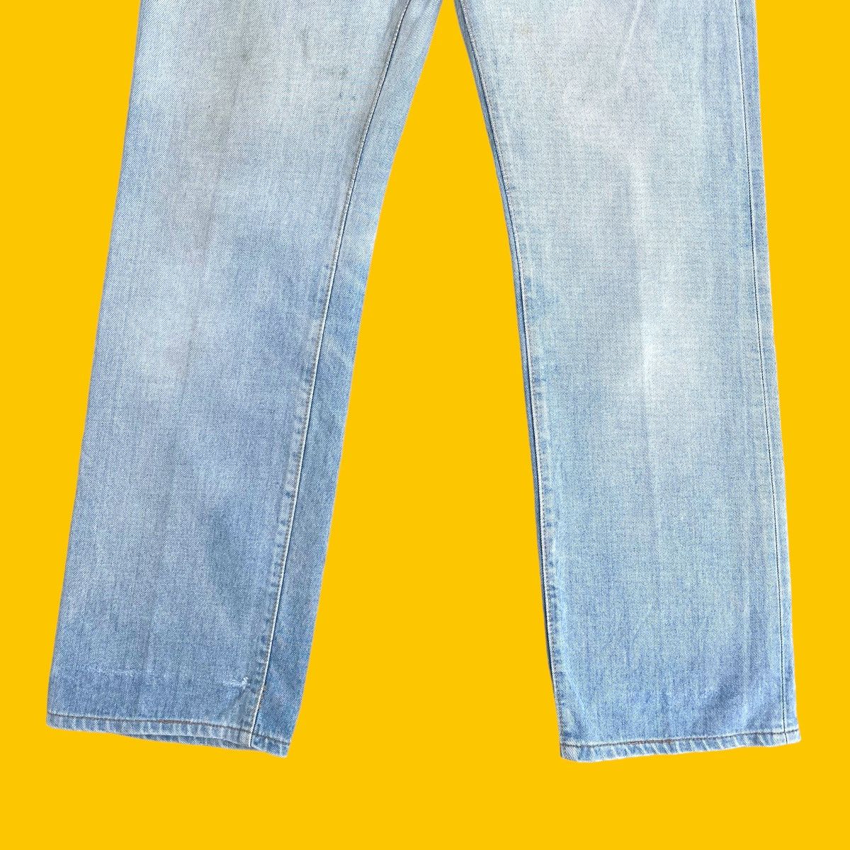 Jean 🔥 Bobson Light Blue Distressed Rusty Denim W29 🔥 Size US 29 - 3 Thumbnail