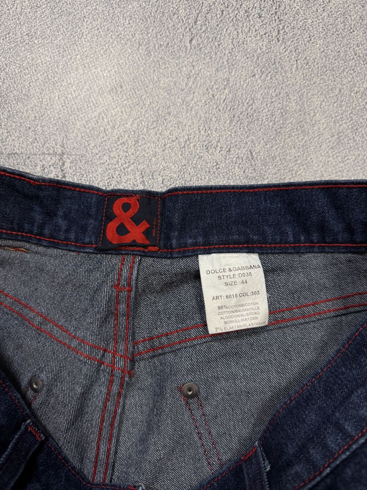 Dolce & Gabbana Vintage Dolce & Gabbana D&G Bleached Washed Denim Jeans Size US 32 / EU 48 - 9 Thumbnail