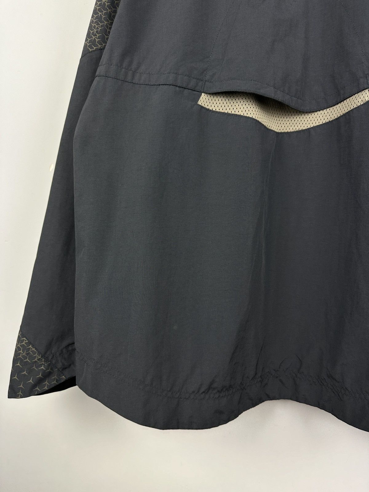 Nike × Vintage Vintage Y2K Nike Swoosh Nylon Zip Up Jacket Hype Drill Size US M / EU 48-50 / 2 - 18 Thumbnail
