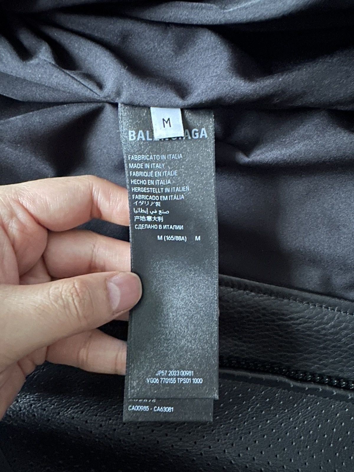 Balenciaga Balenciaga Leather Biker Racing Jacket Size US M / EU 48-50 / 2 - 8 Thumbnail