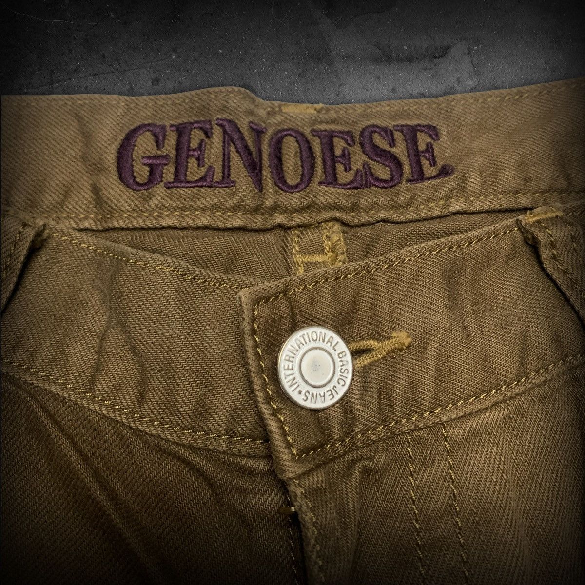 Japanese Brand GENOESE Japanese Archive Zip Pocket Military Pants xl Size US 33 - 3 Thumbnail
