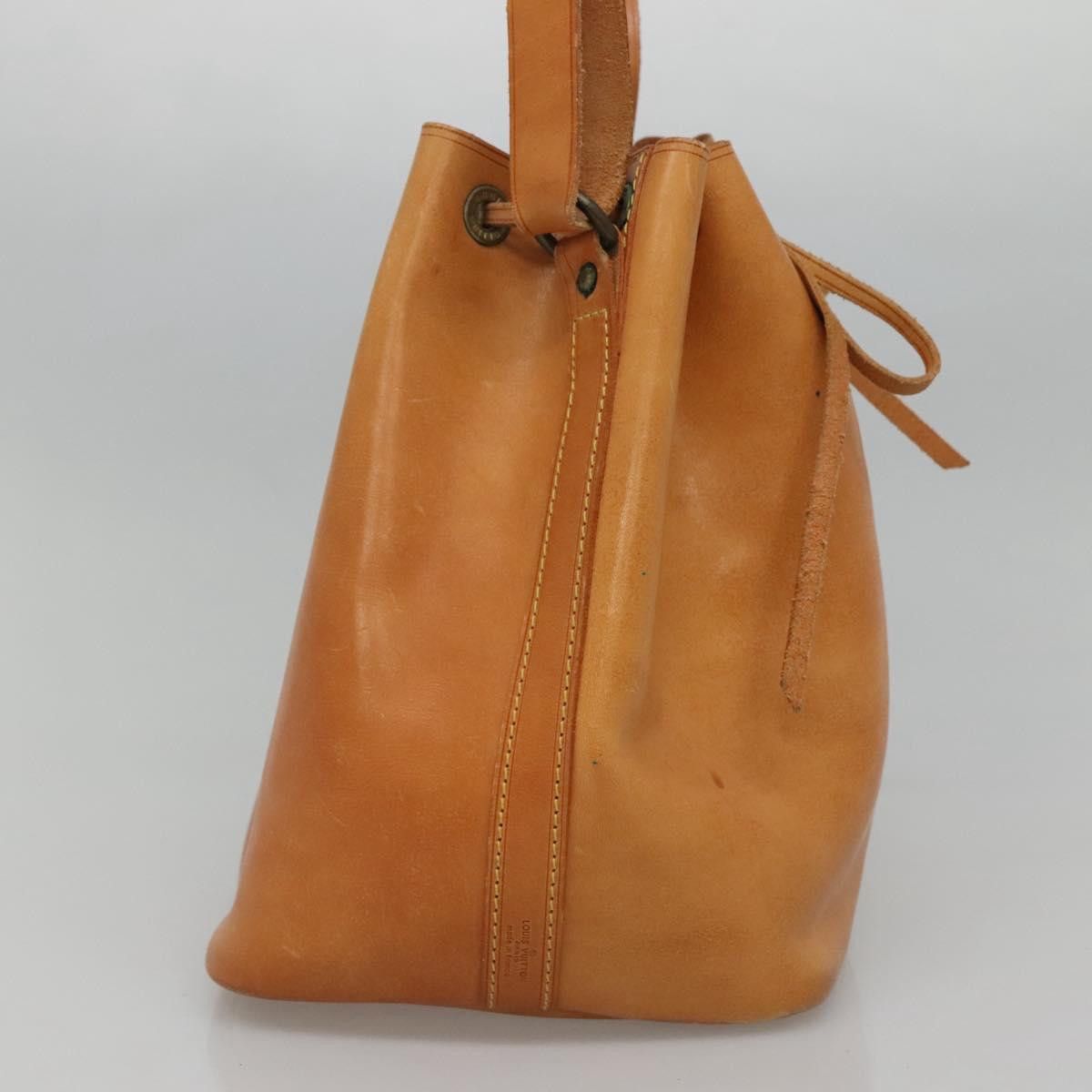 Louis Vuitton LOUIS VUITTON Nomad Leather Petit Noe Shoulder Bag Beige Size ONE SIZE - 3 Thumbnail