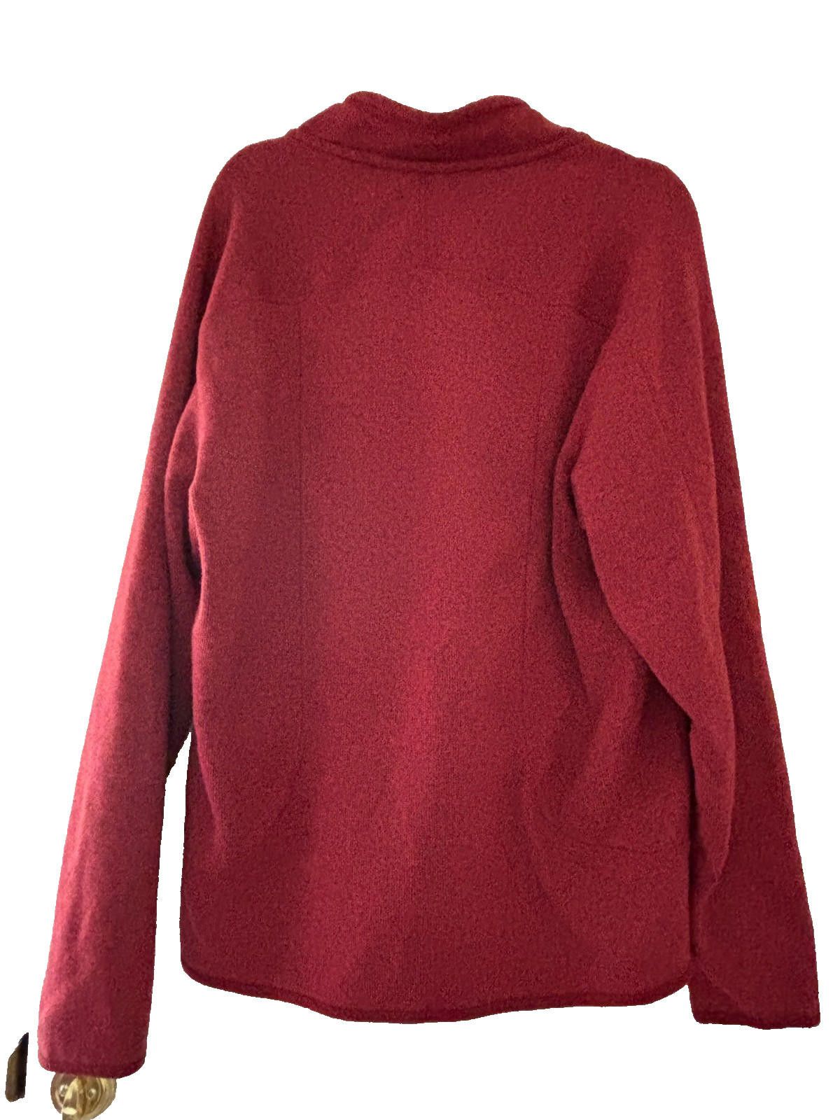 Patagonia Men's Patagonia red/maroon pull over zip neck. Size XL #46 Size US XL / EU 56 / 4 - 2 Thumbnail