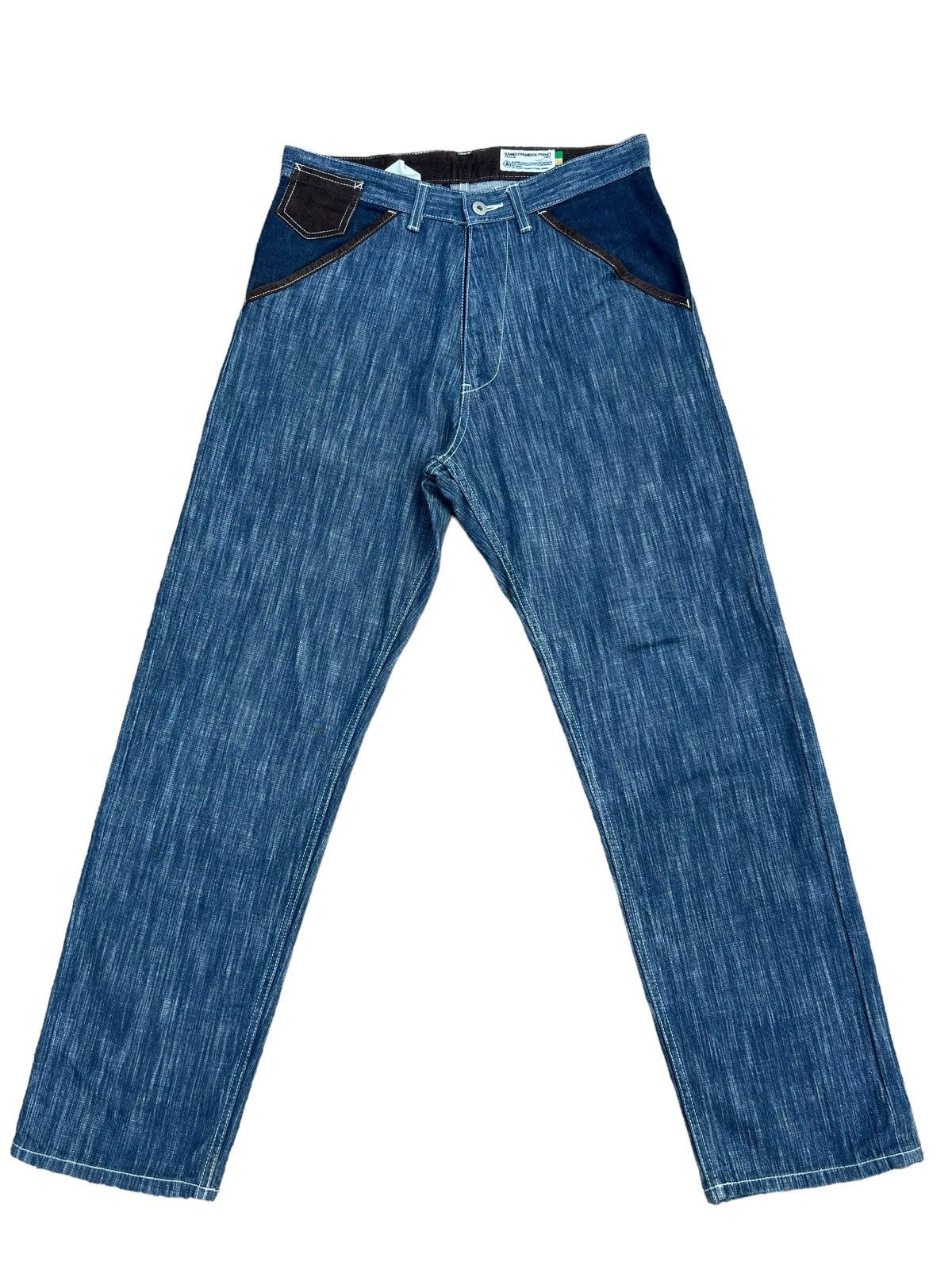 Vintage Vintage Scanner Fundamental Products Japan Blue Denim Jeans Size US 32 / EU 48 - 1 Thumbnail