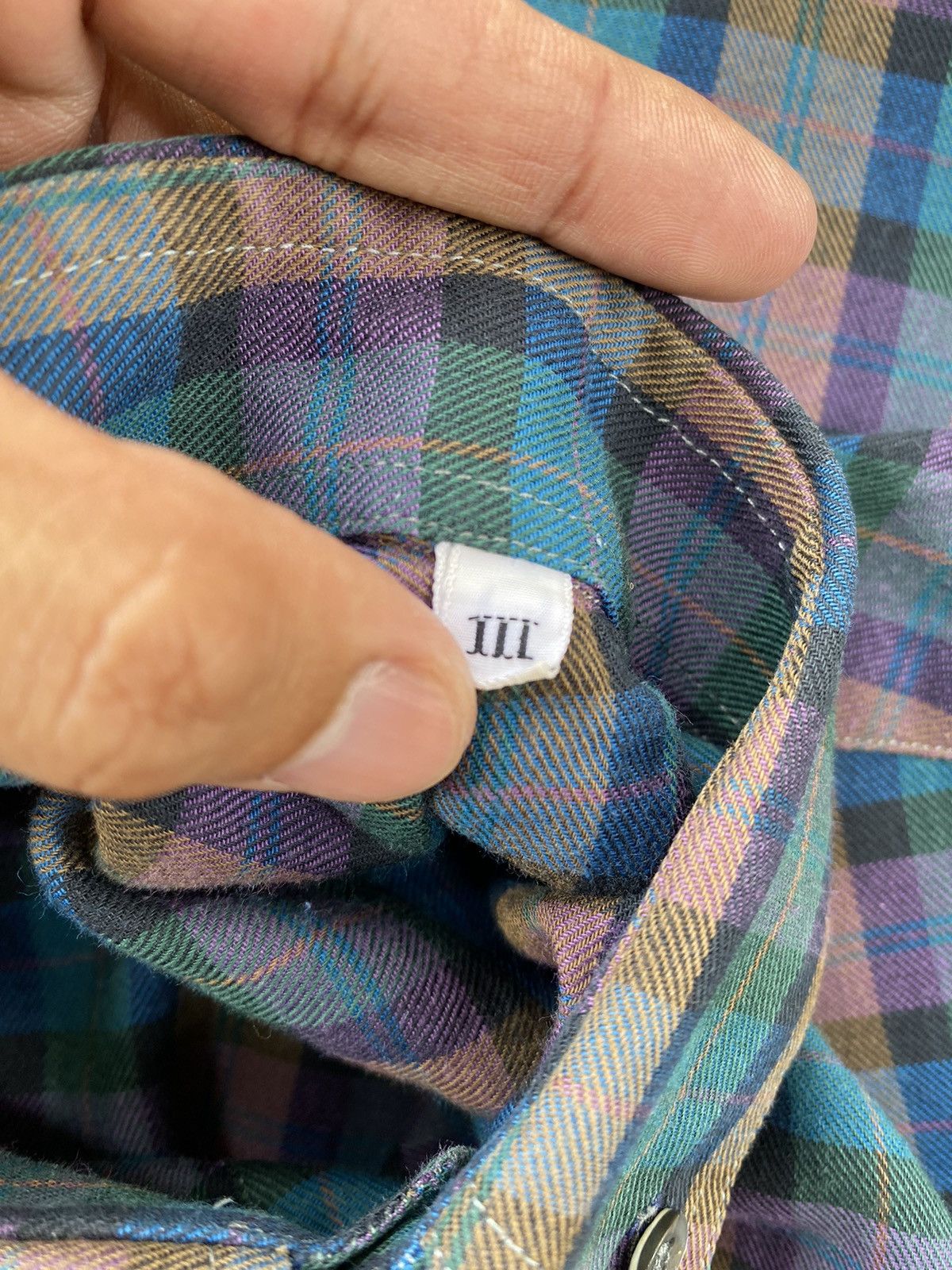 Givenchy Vintage 70s Givenchy Gentleman Paris Plaid Button Ups Size US M / EU 48-50 / 2 - 6 Thumbnail