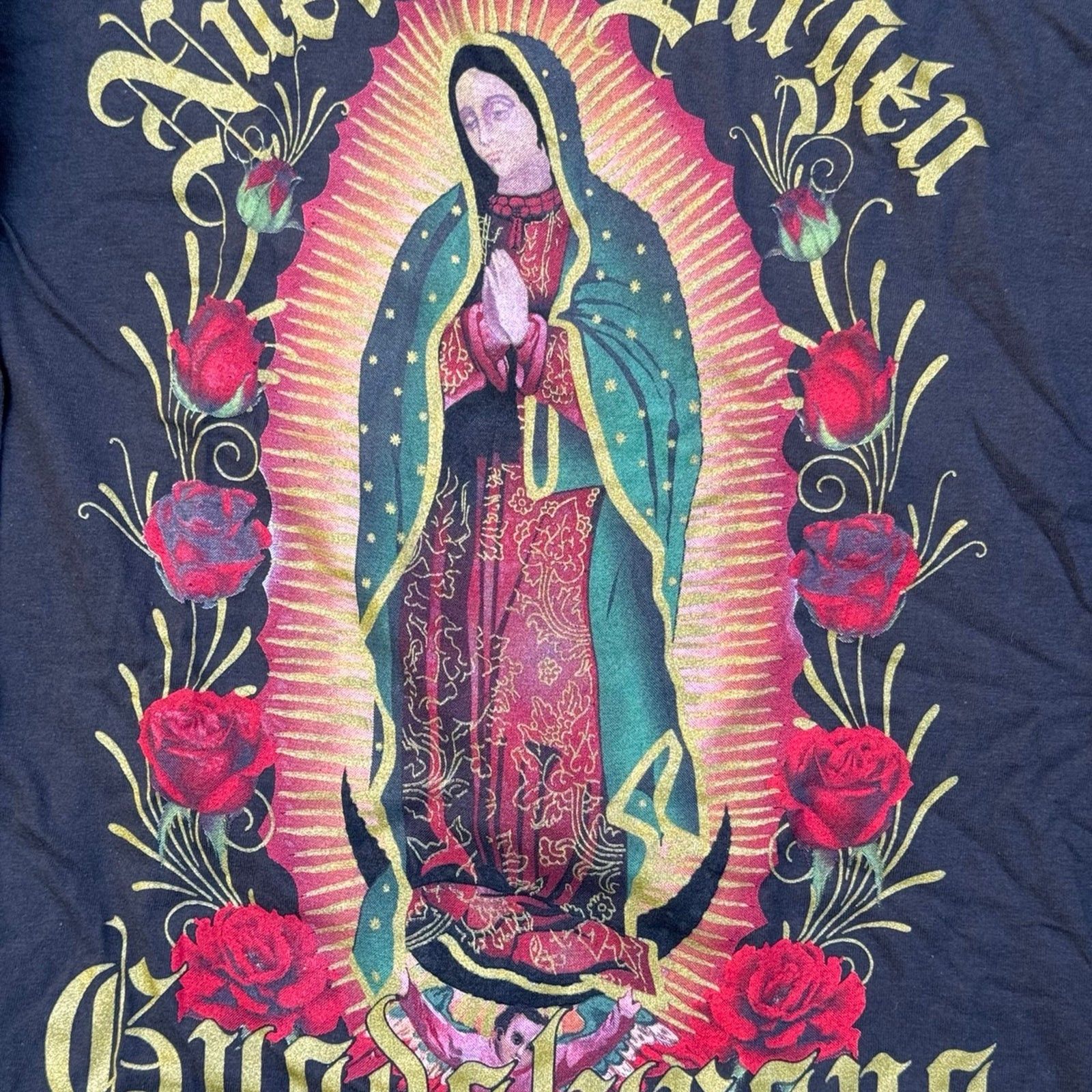 Eighty Eight Brand The Rose Of Guadalupe Sweatshirt in Black, Men's (Size M) — image 3 of 5