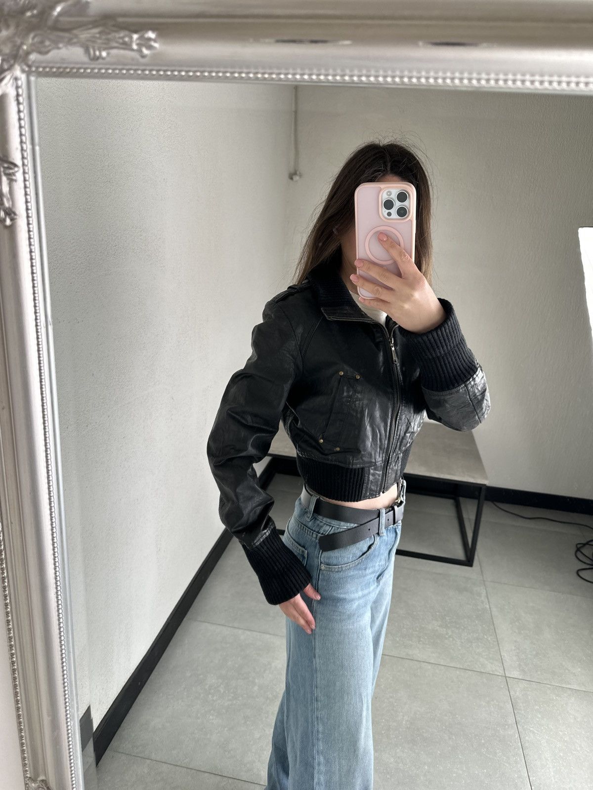 Japanese Brand Vintage Cropped Leather Jacket Size S / US 4 / IT 40 - 18 Thumbnail