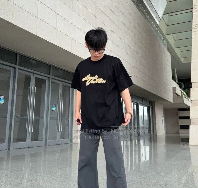 Louis Vuitton Louis Vuitton 25 black logo monogrammed embroidered cotton Size US S / EU 44-46 / 1 - 9 Thumbnail