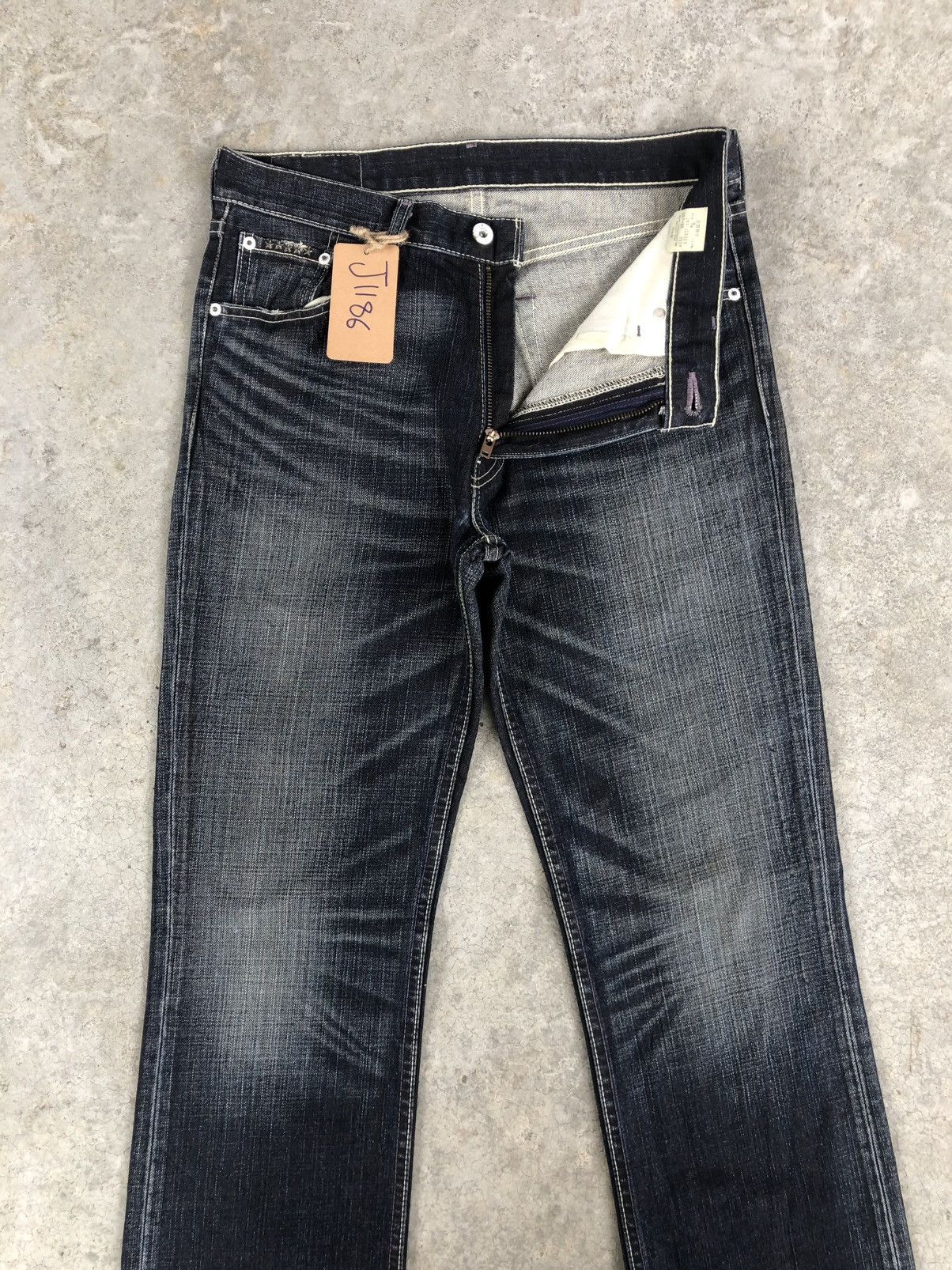 If Six Was Nine Y2k Levi’s 507 Flared Jeans Distressed Jeans Size US 31 - 3 Thumbnail