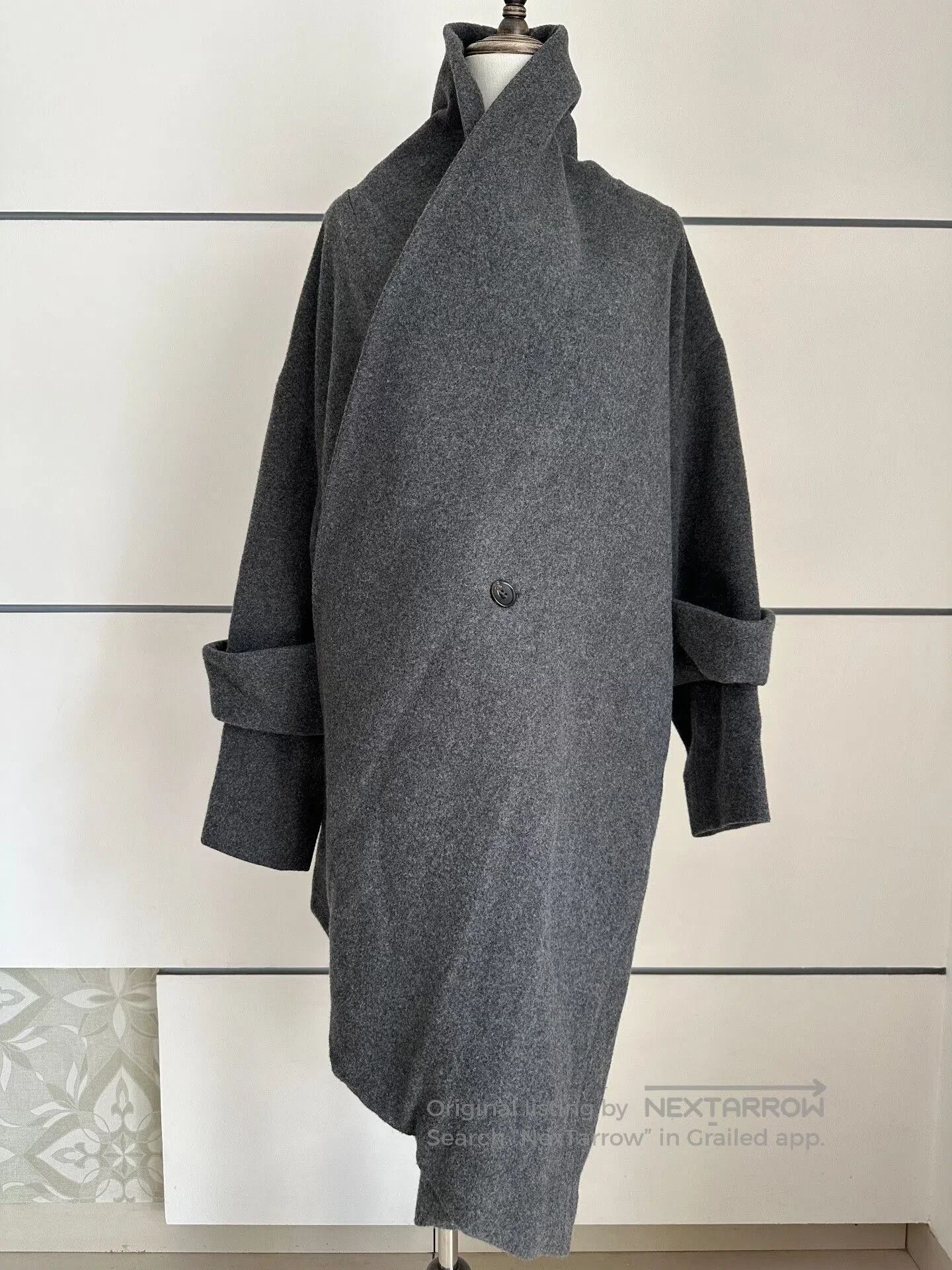 Hussein Chalayan Oversized Wool Coat by Hussein Chalayan. Size S / US 4 / IT 40 - 6 Thumbnail