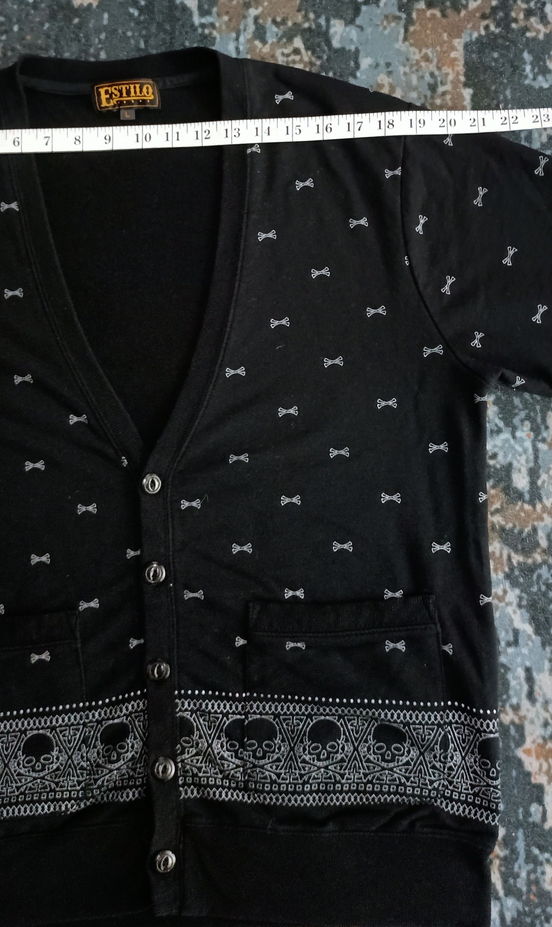 If Six Was Nine Estilo Cardigan Skull ifsixwasnine lgb style Size US L / EU 52-54 / 3 - 13 Thumbnail