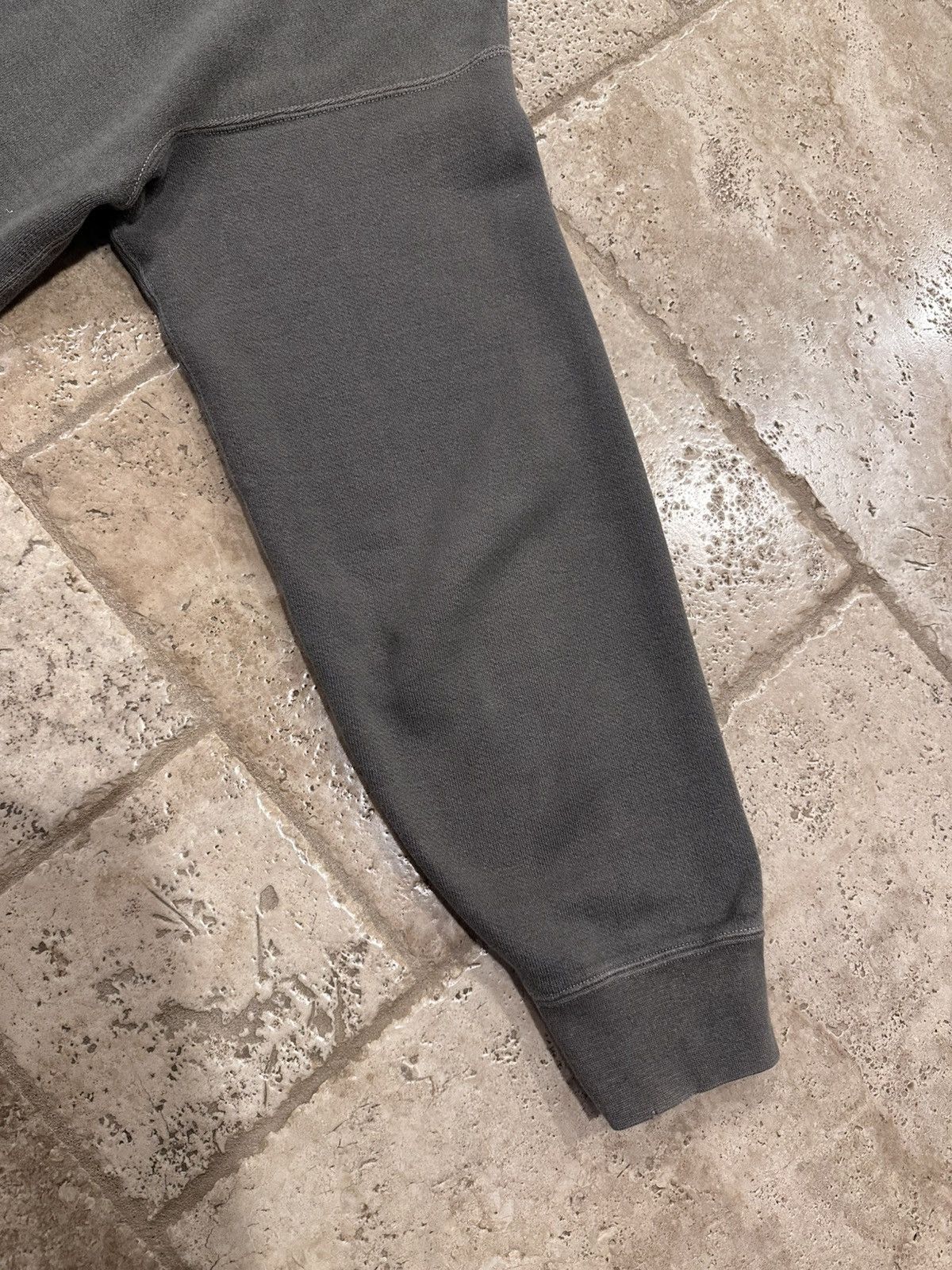 Japanese Brand Visvim Jumbo Olive Green Distressed Crash PO Faded Hoodie Size US XL / EU 56 / 4 - 13 Thumbnail