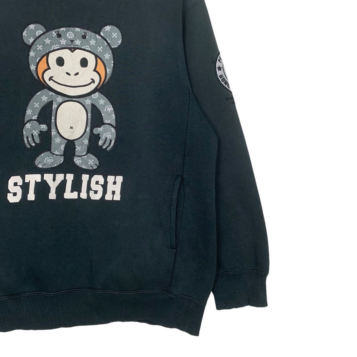 Japanese Brand Dack Dive Bongo Stylish Monkey Crewneck Sweatshirt Size US M / EU 48-50 / 2 - 4 Thumbnail