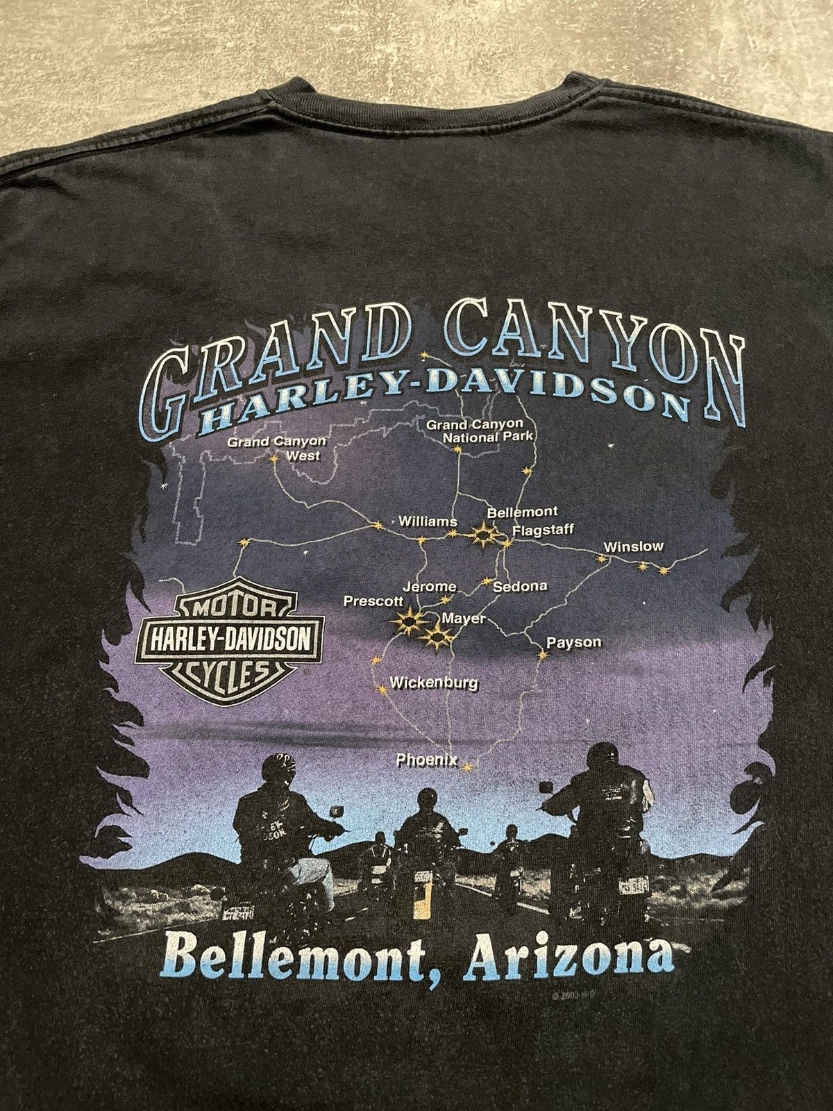 Band Tees Vintage Harley Davidson 2003-2005 Grand Canyon T-Shirt Size US L / EU 52-54 / 3 - 15 Thumbnail