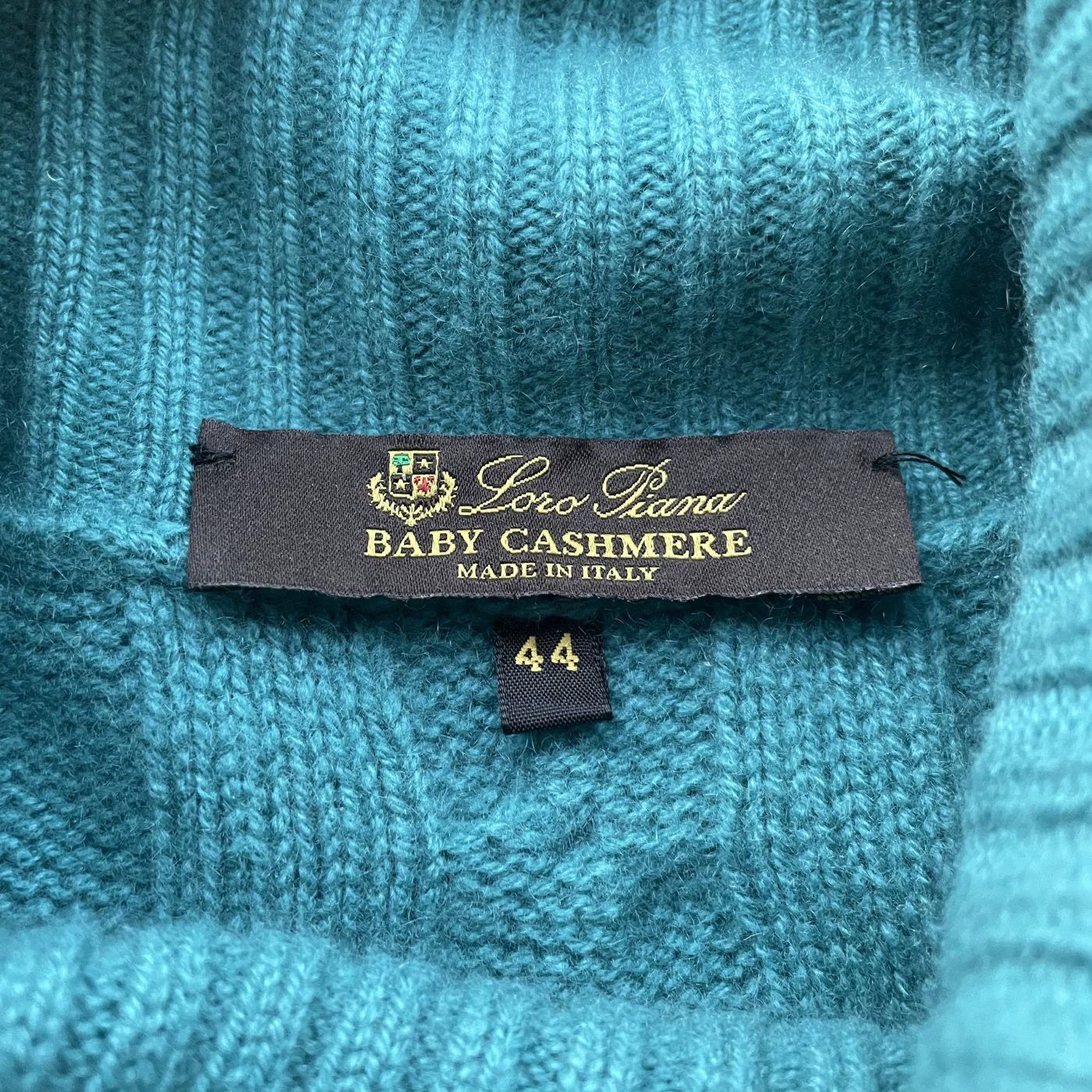 Loro Piana Loro Piana 98 new cable highneck green women's 44 Size M / US 6-8 / IT 42-44 - 6 Thumbnail