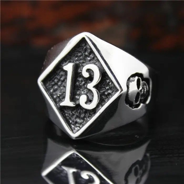 Other 13 Skull Ring (Size 7-14) Size ONE SIZE - 5 Thumbnail