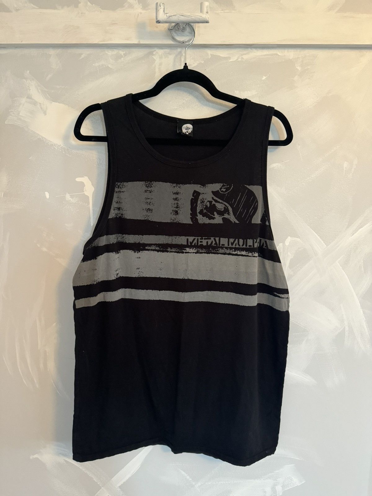 Metal Mulisha × Vintage Metal Mulisha Black Grey Tank Top Avant Garde Army Size US XL / EU 56 / 4 - 1 Thumbnail