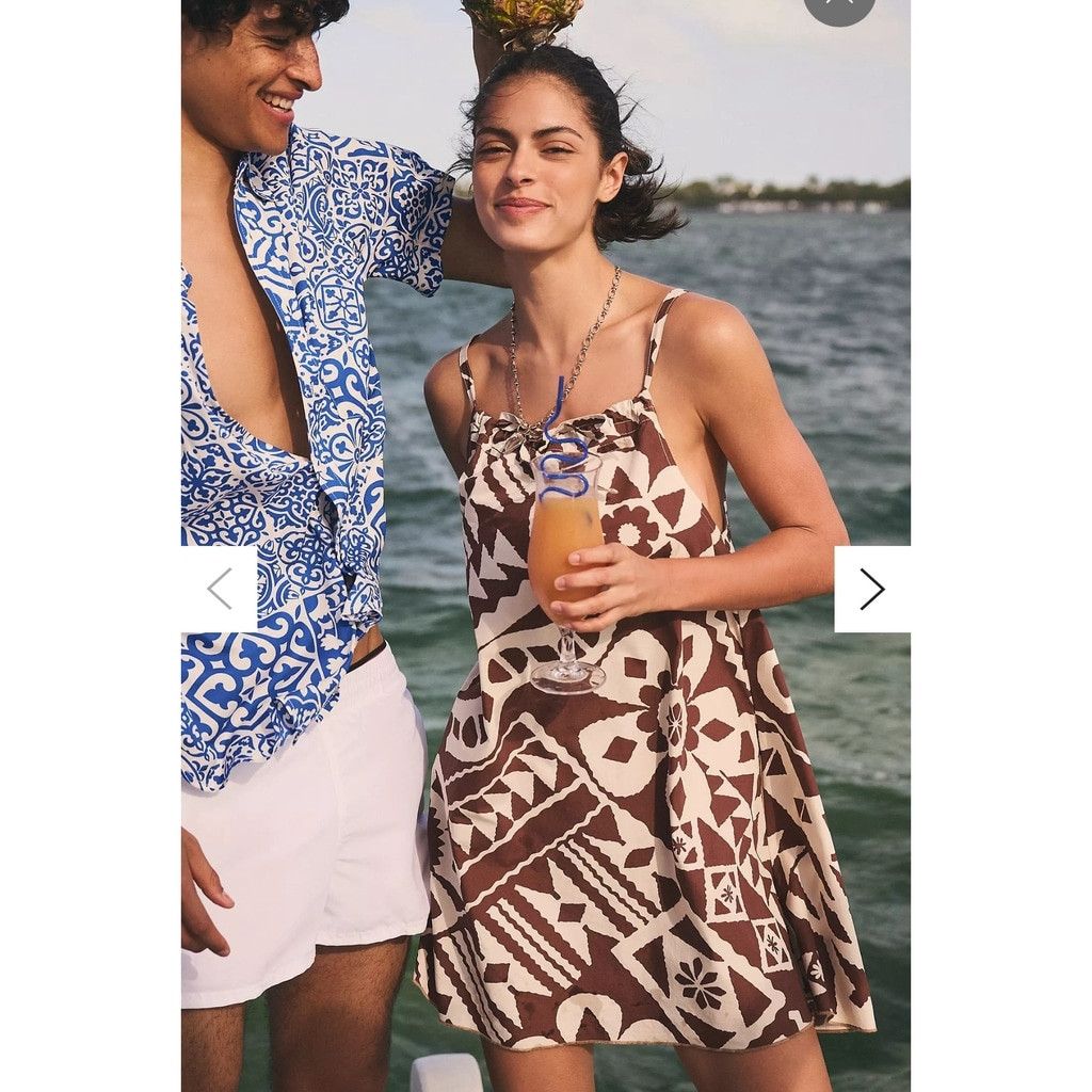 Urban Outfitters BDG Eva Tie-Front Mini Dress | NWT | Urban Outfitters Size S / US 4 / IT 40 - 5 Thumbnail