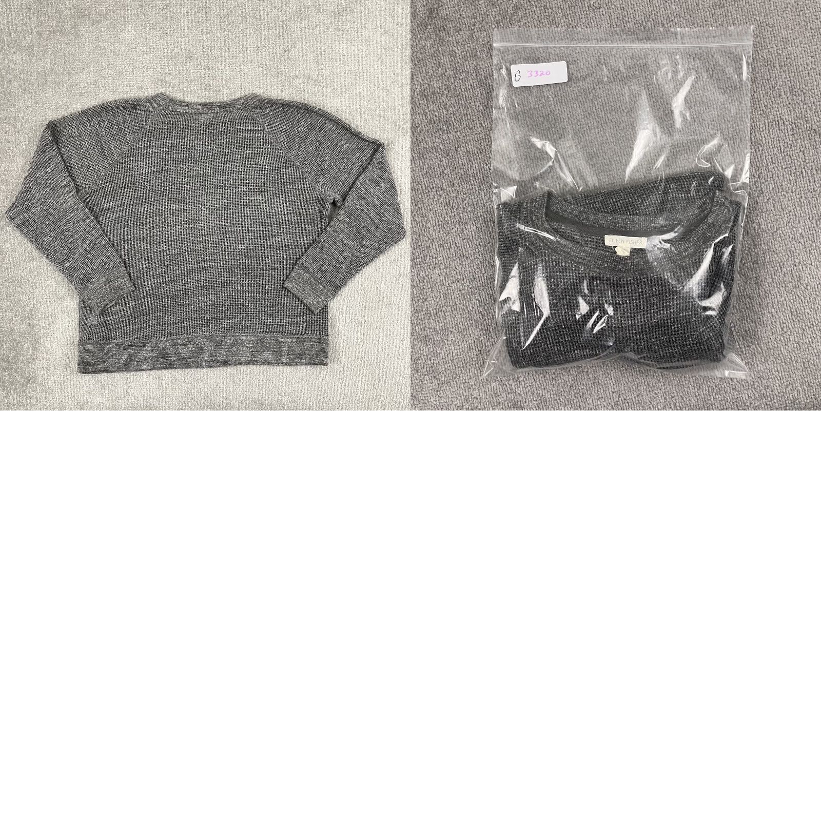 Eileen Fisher Eileen Fisher Sweater Women’s Medium Gray Cotton Stretch Crew Pullover Lightweight Breathable Casual Size M / US 6-8 / IT 42-44 - 8 Thumbnail