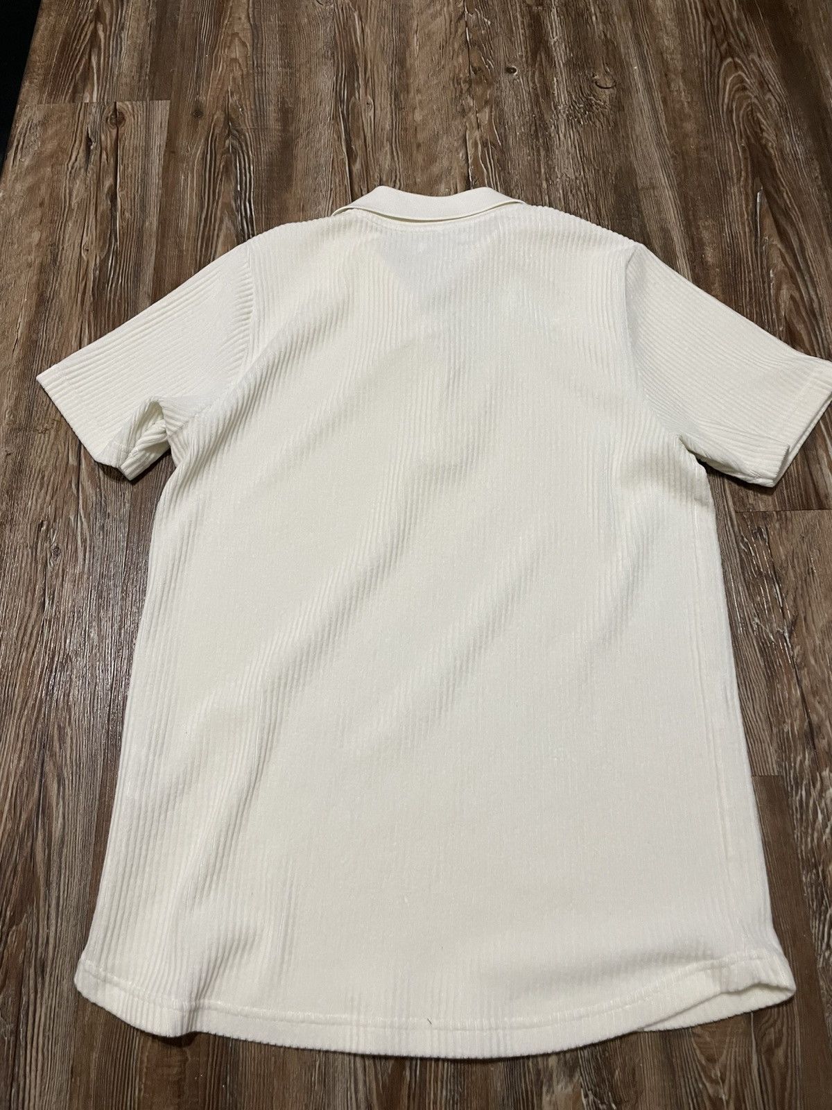 Oliver Spencer Oliver Spencer Wide Wale Corduroy Cream Pullover Polo Shirt Size US S / EU 44-46 / 1 - 5 Thumbnail