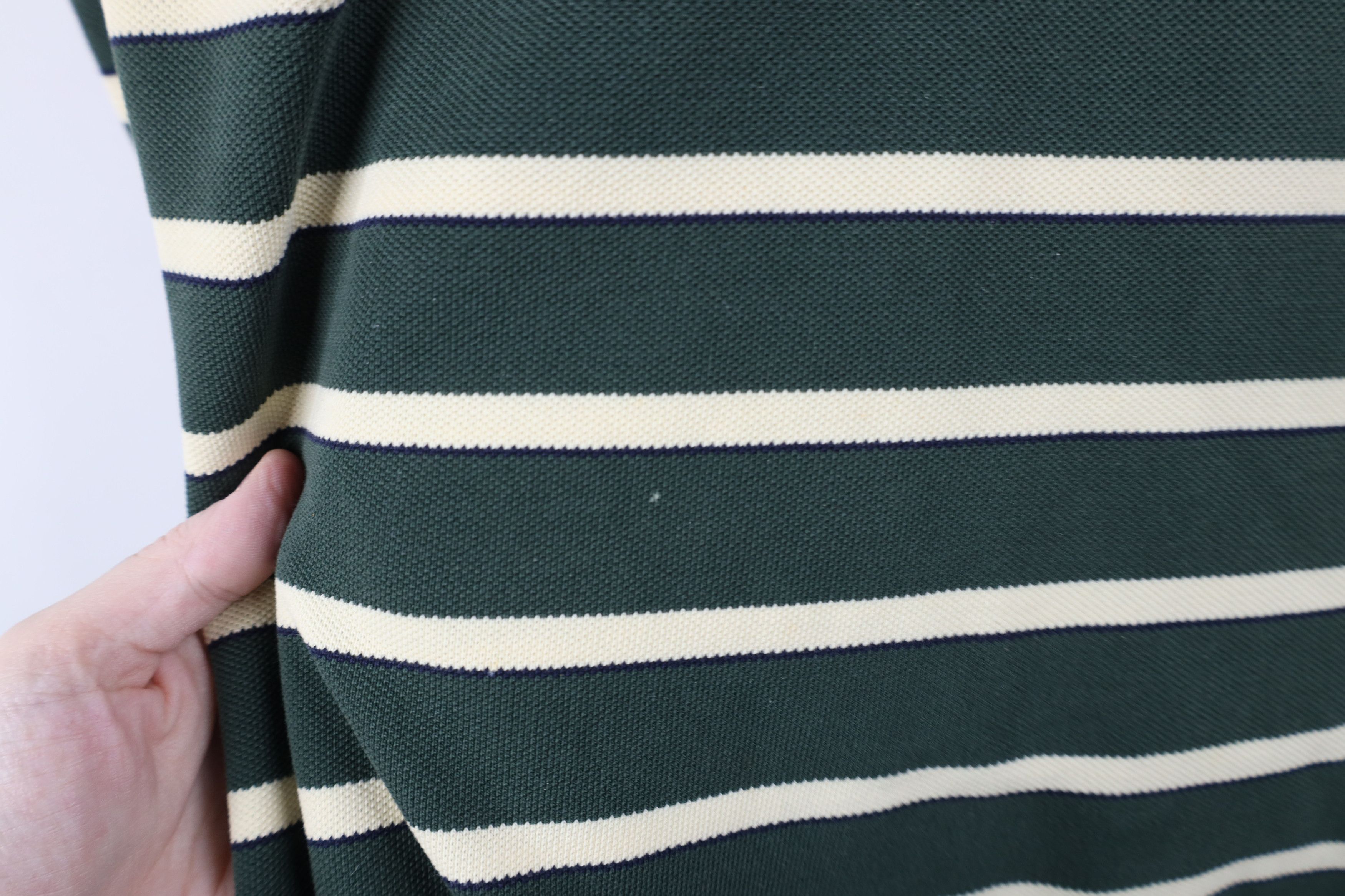 Ralph Lauren × Vintage Vintage 90s Ralph Lauren Striped Long Sleeve Rugby Polo Size US L / EU 52-54 / 3 - 6 Thumbnail