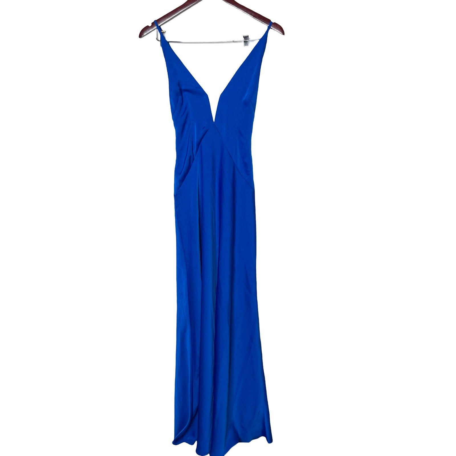 Other Aidan Mattox Halter Draped Gown in royal blue sz 0 Size XS / US 0-2 / IT 36-38 - 2 Thumbnail