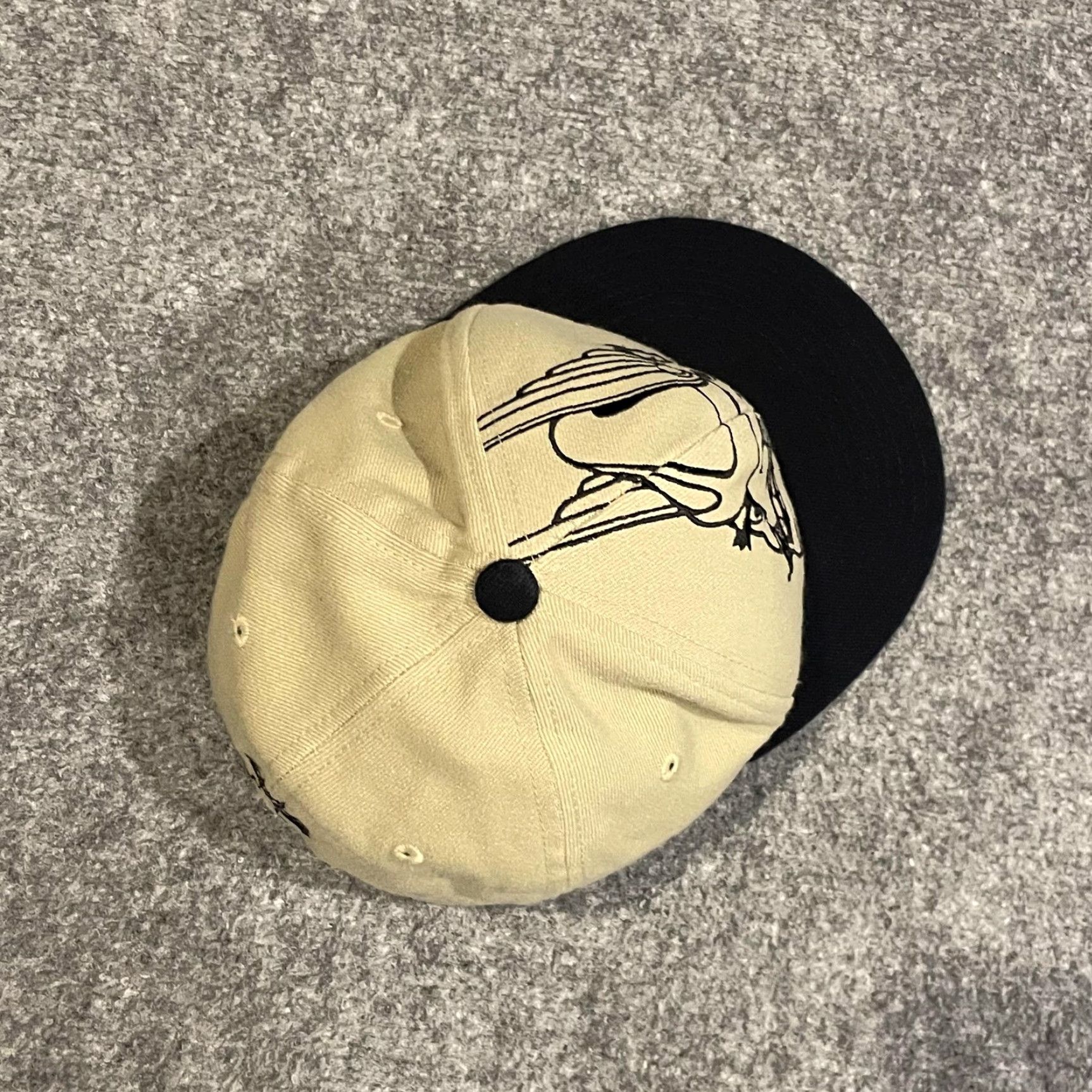 Zephyr VINTAGE Idaho Vandals Big Logo Hat Fitted M/L Khaki Black Zephyr NCAA Mascot Joe Vandal Mens Hat Size ONE SIZE - 7 Thumbnail