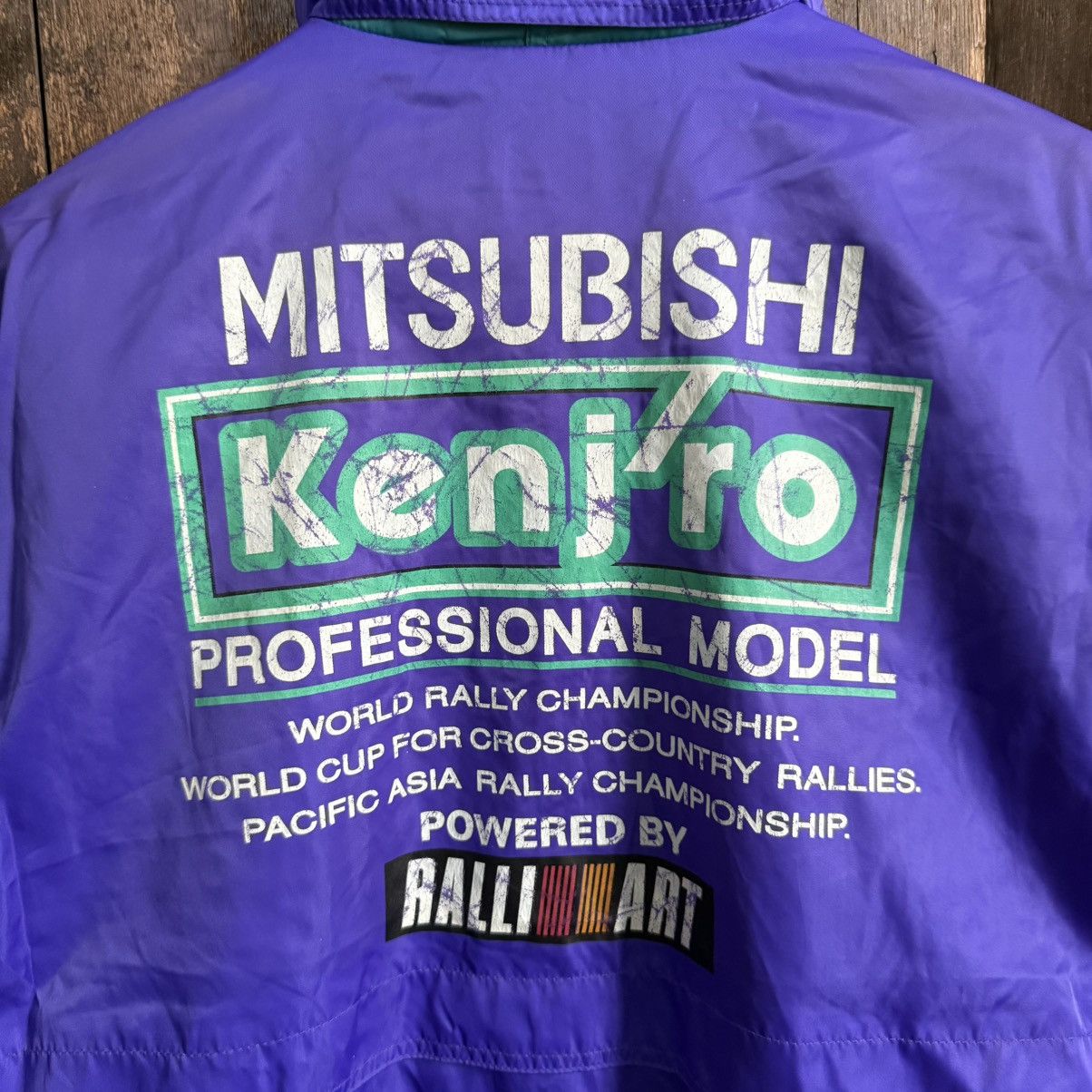 Vintage Vintage Mitsubishi Ralliart Kenj’ro Bomber Jacket Size US L / EU 52-54 / 3 - 4 Thumbnail