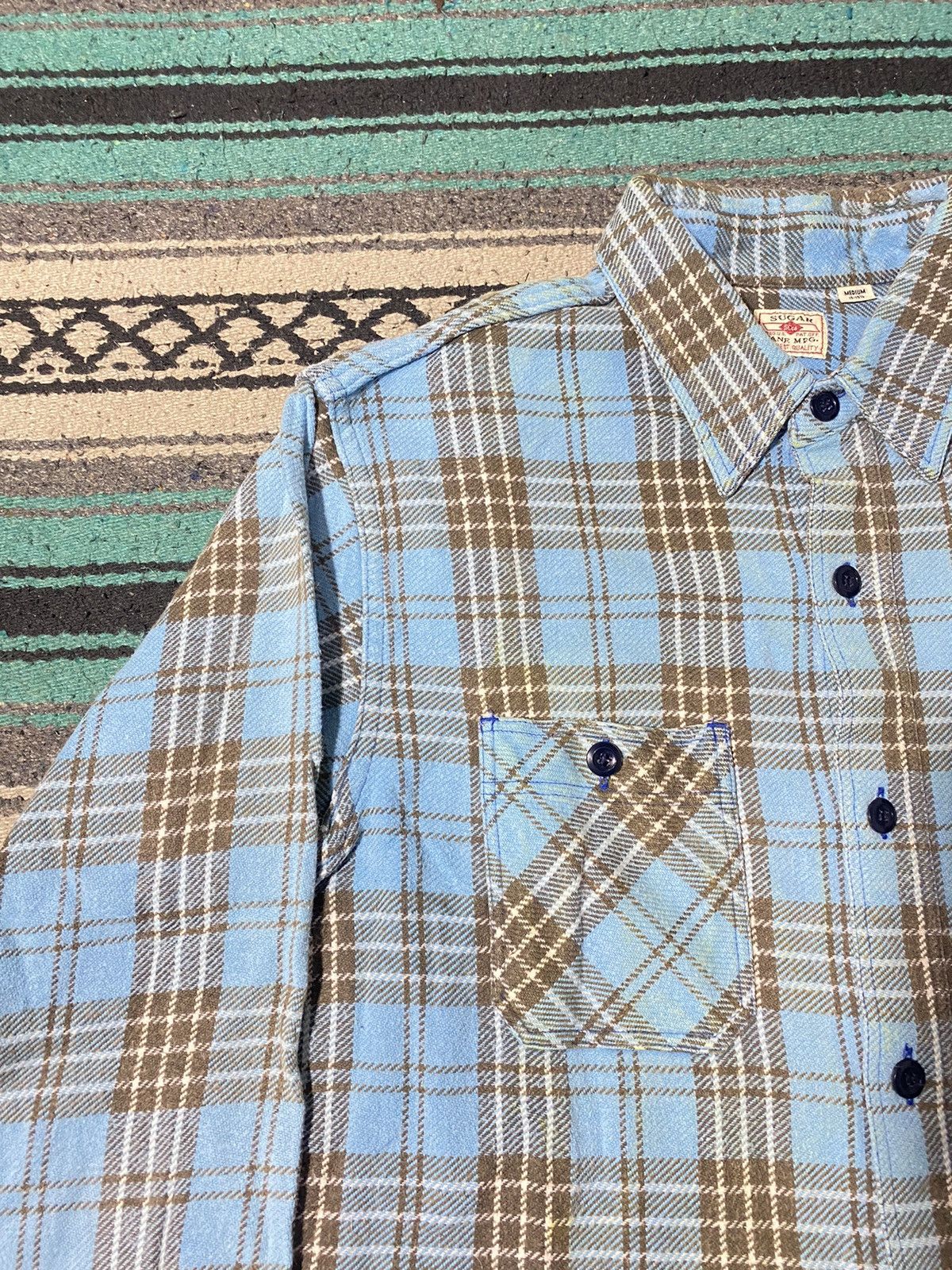 Sugar Cane Sugar Cane Flannel Shirt Size US M / EU 48-50 / 2 - 4 Thumbnail