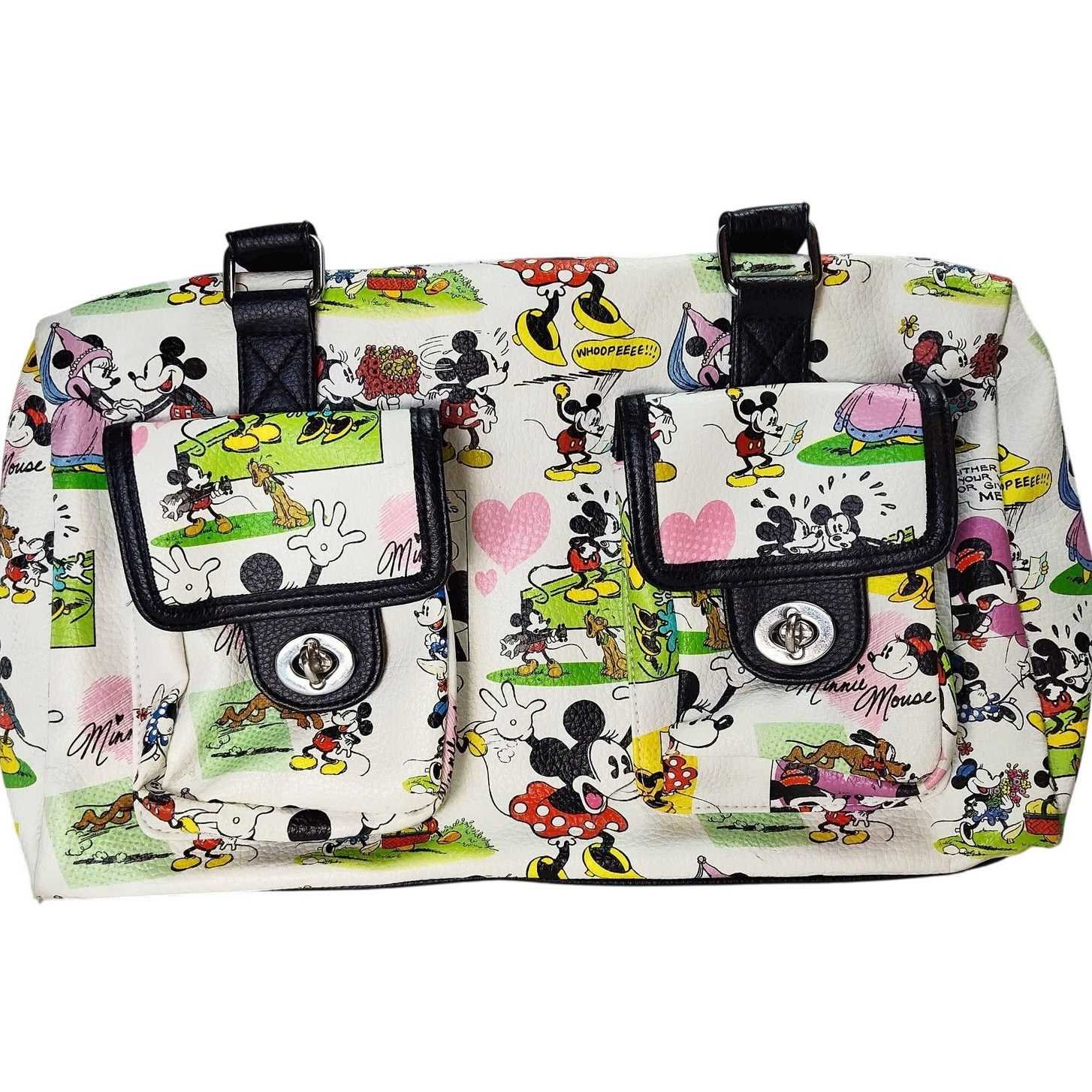 Disney Disney Parks Mickey Minnie Comic Sketch Satchel Purse Size ONE SIZE - 1 Thumbnail
