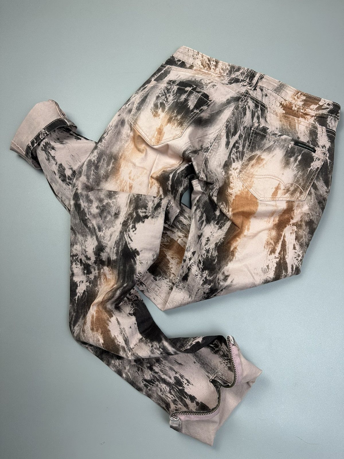 Maison Scotch × Scotch & Soda Maison Scotch Acid Print Skinny Pants Size 26" / US 2 / IT 38 - 1 Thumbnail
