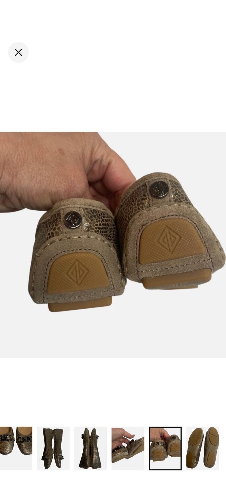 Donald Pliner Donald Pliner Leather Ballet Flat Meets Driving Moccasin Size US 6.5 / IT 36.5 - 7 Thumbnail