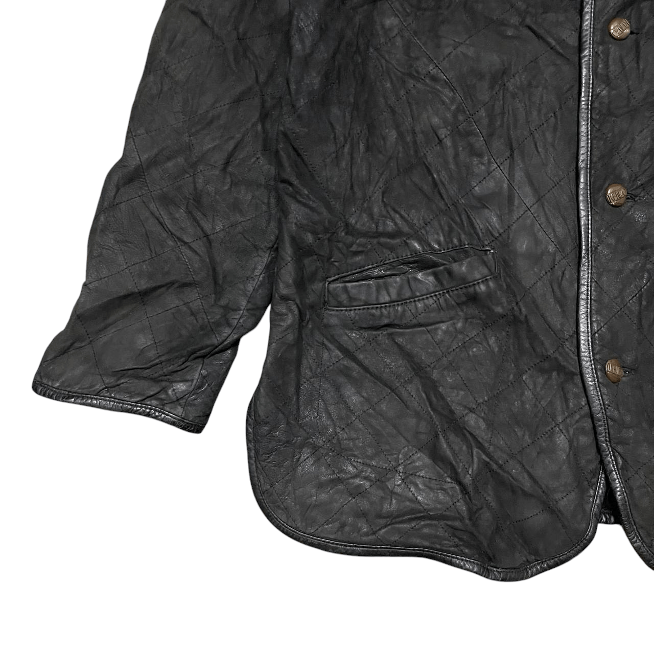 Kenzo Vintage Kenzo Paris Leather Jacket Size US L / EU 52-54 / 3 - 3 Thumbnail